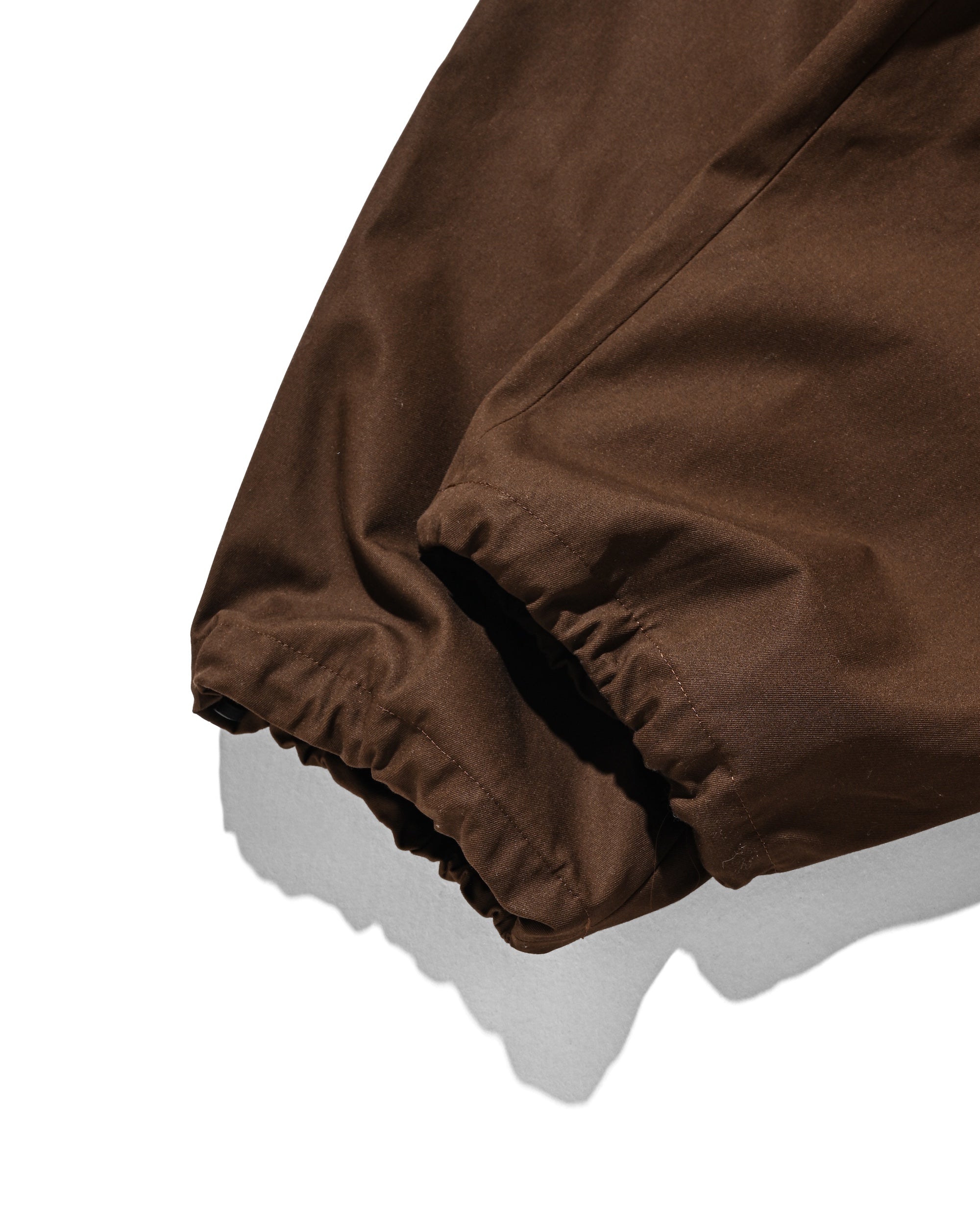 【2.4 WED 20:00- IN STOCK】T/C GABARDINE CITY UNIFORM WIDE TAPERED PANTS(BROWN)