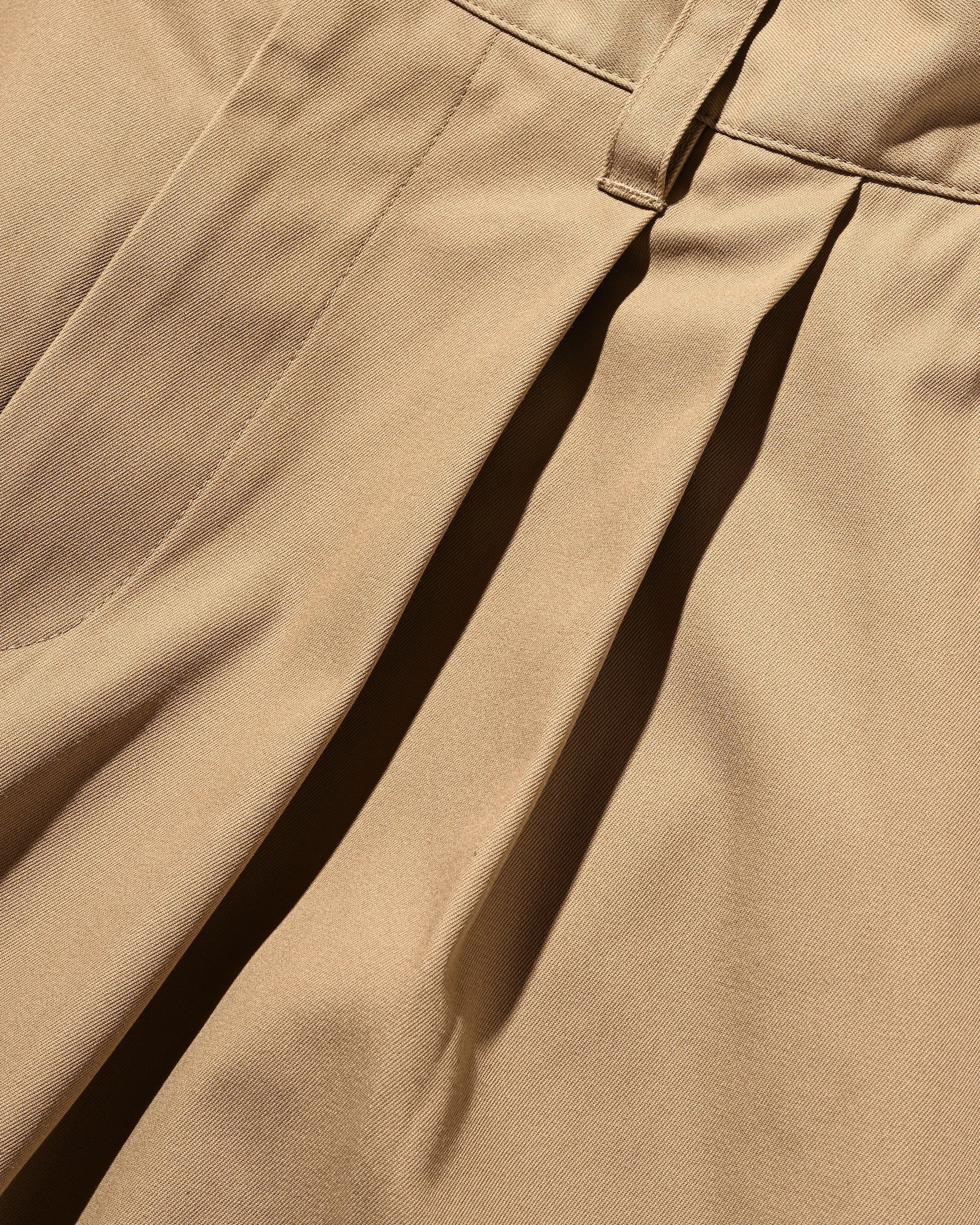【2.4 WED 20:00- IN STOCK】T/C GABARDINE CITY UNIFORM WIDE TAPERED PANTS(BEIGE)
