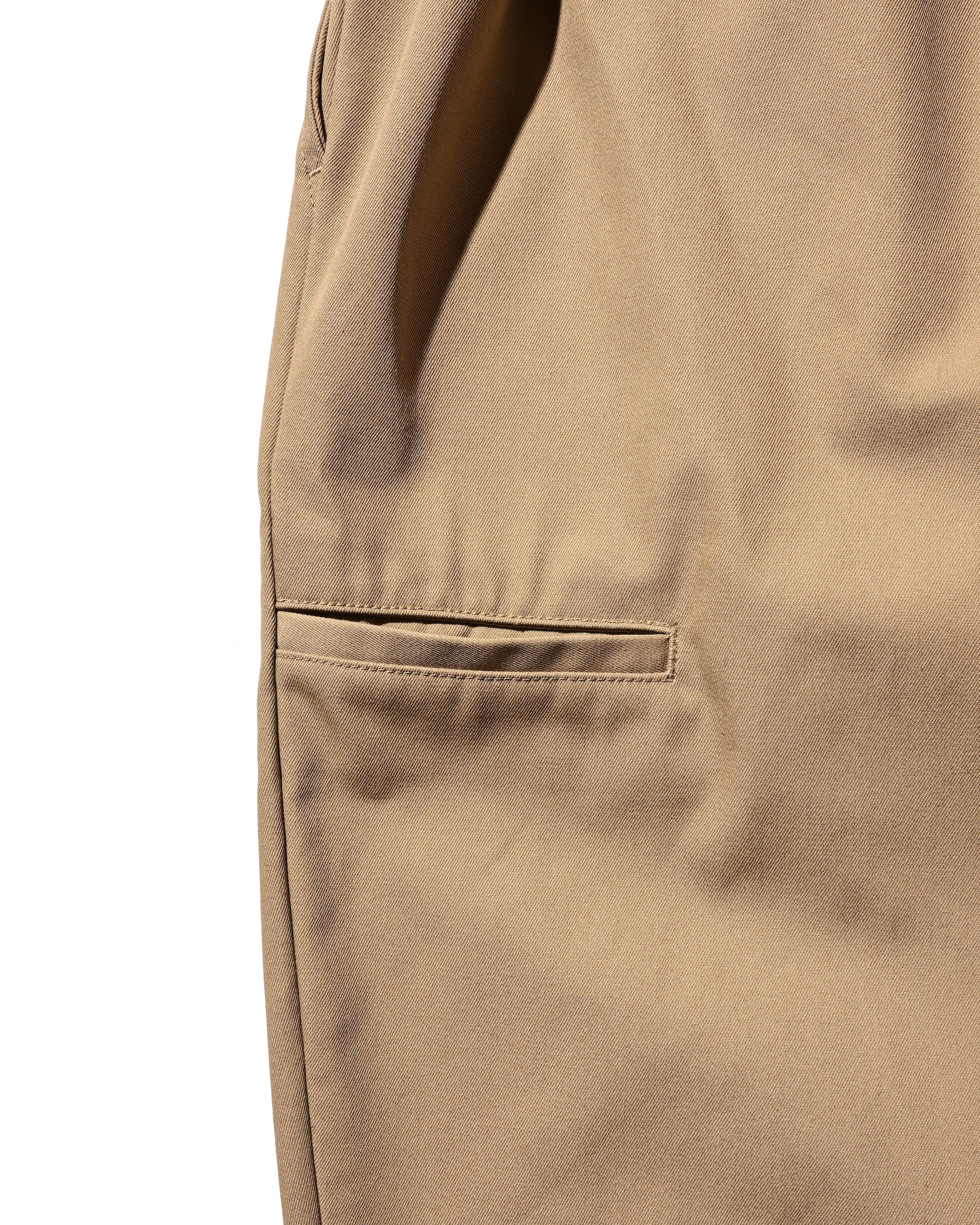 【2.4 WED 20:00- IN STOCK】T/C GABARDINE CITY UNIFORM WIDE TAPERED PANTS(BEIGE)