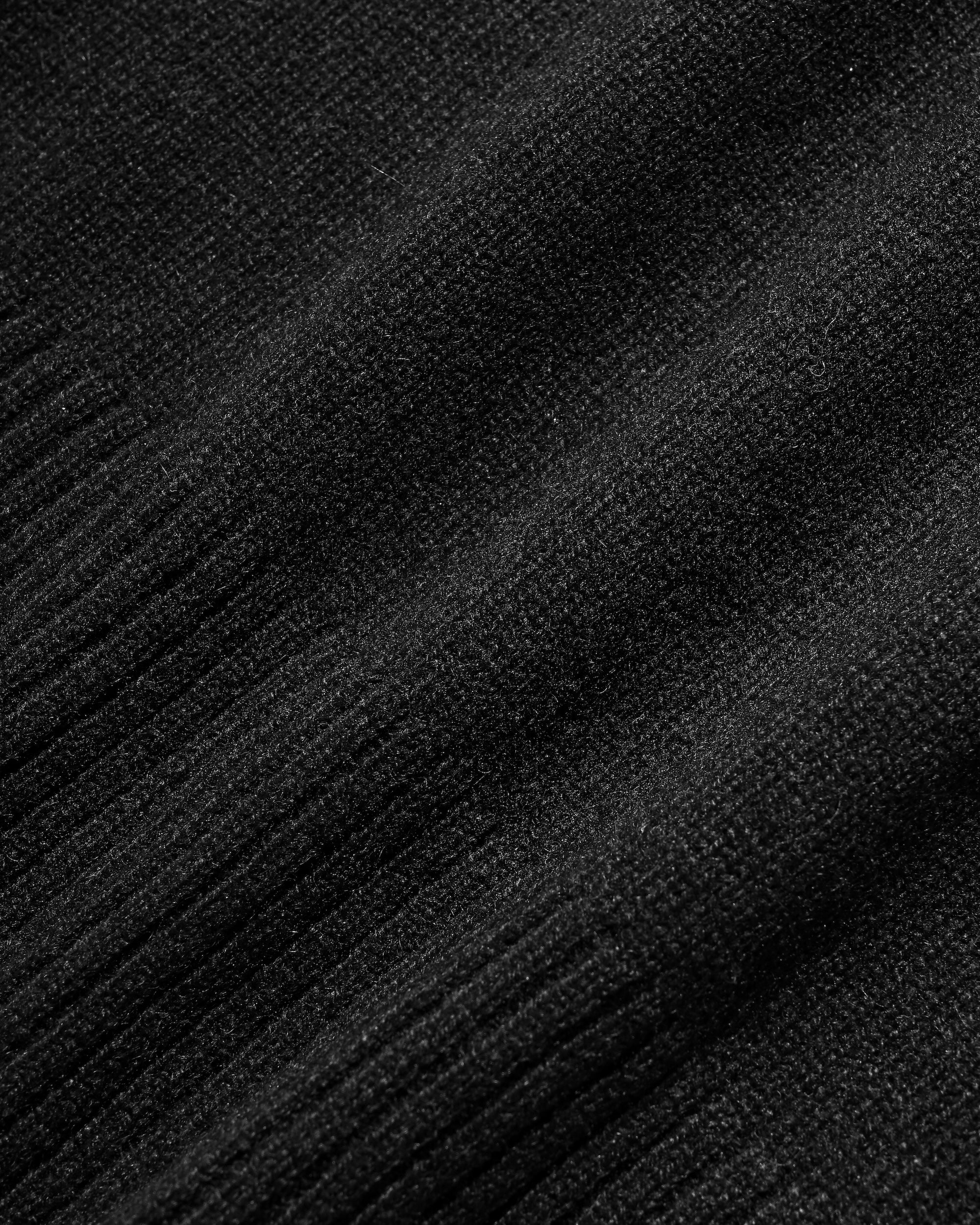 【12.27 SAT 20:00- IN STOCK】CASHMERE KNIT POLO SHIRT (BLACK)