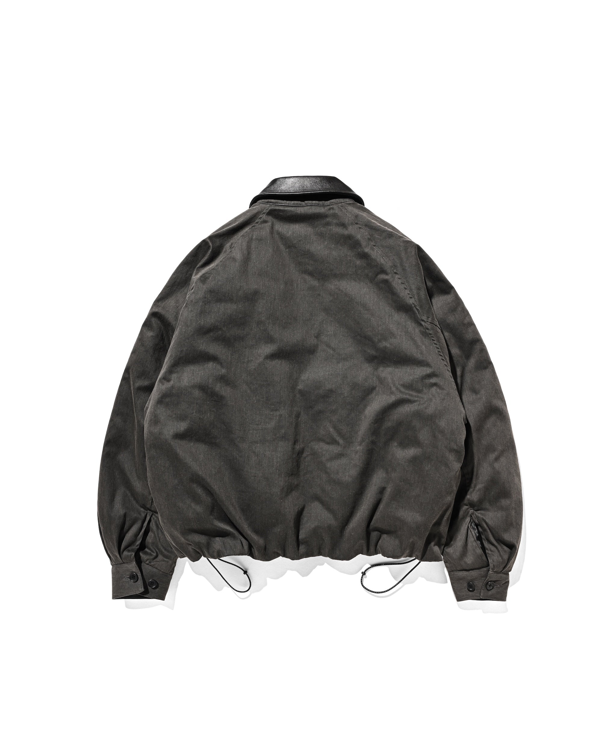 VINTAGE EFFECT PADDED CITY UTILITY JACKET (BLACK)