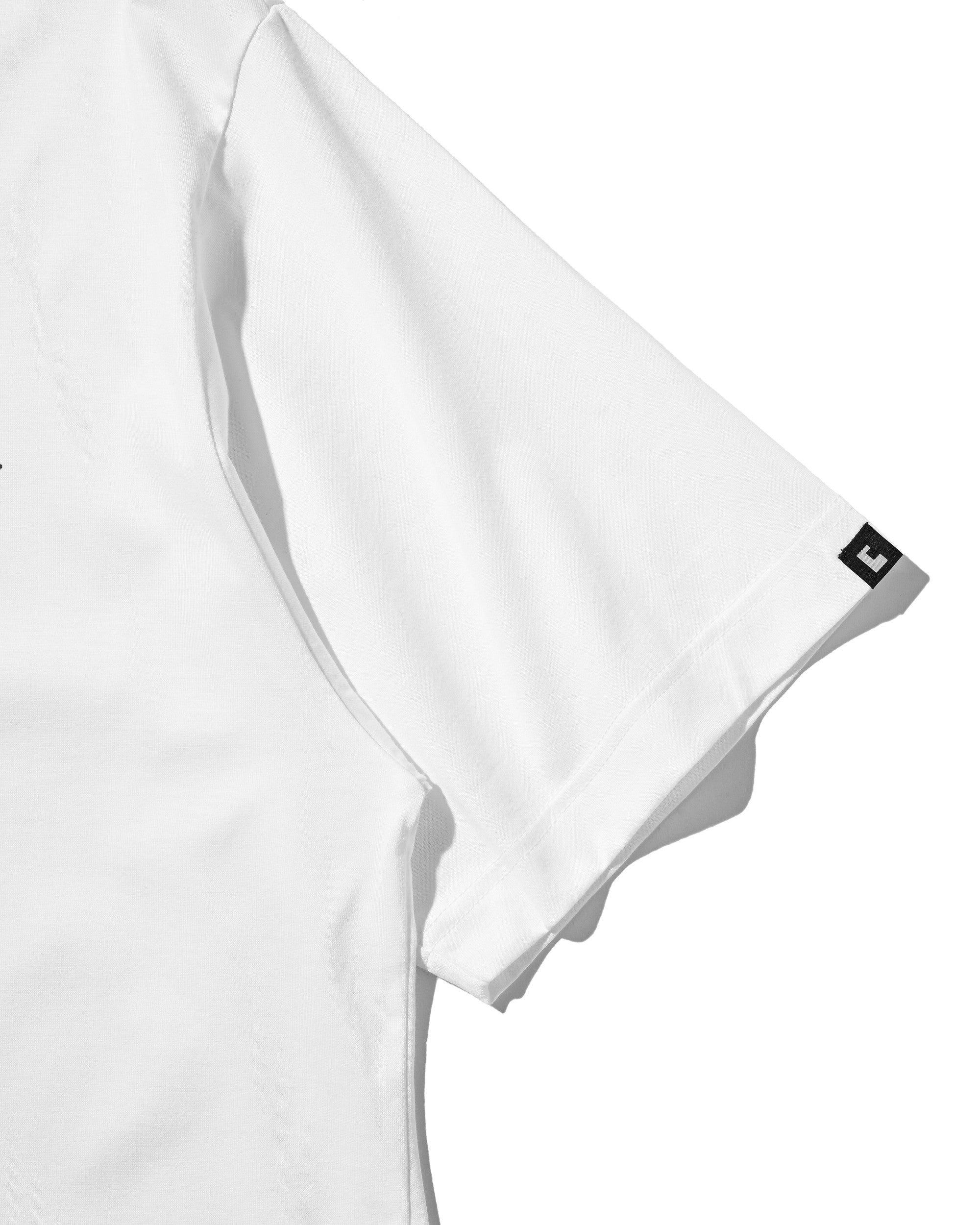 【8.1 SAT 20:00- IN STOCK】"CLST" LOGO PRINT S/S T-SHIRT WITH DRAWSTRINGS (WHITE)