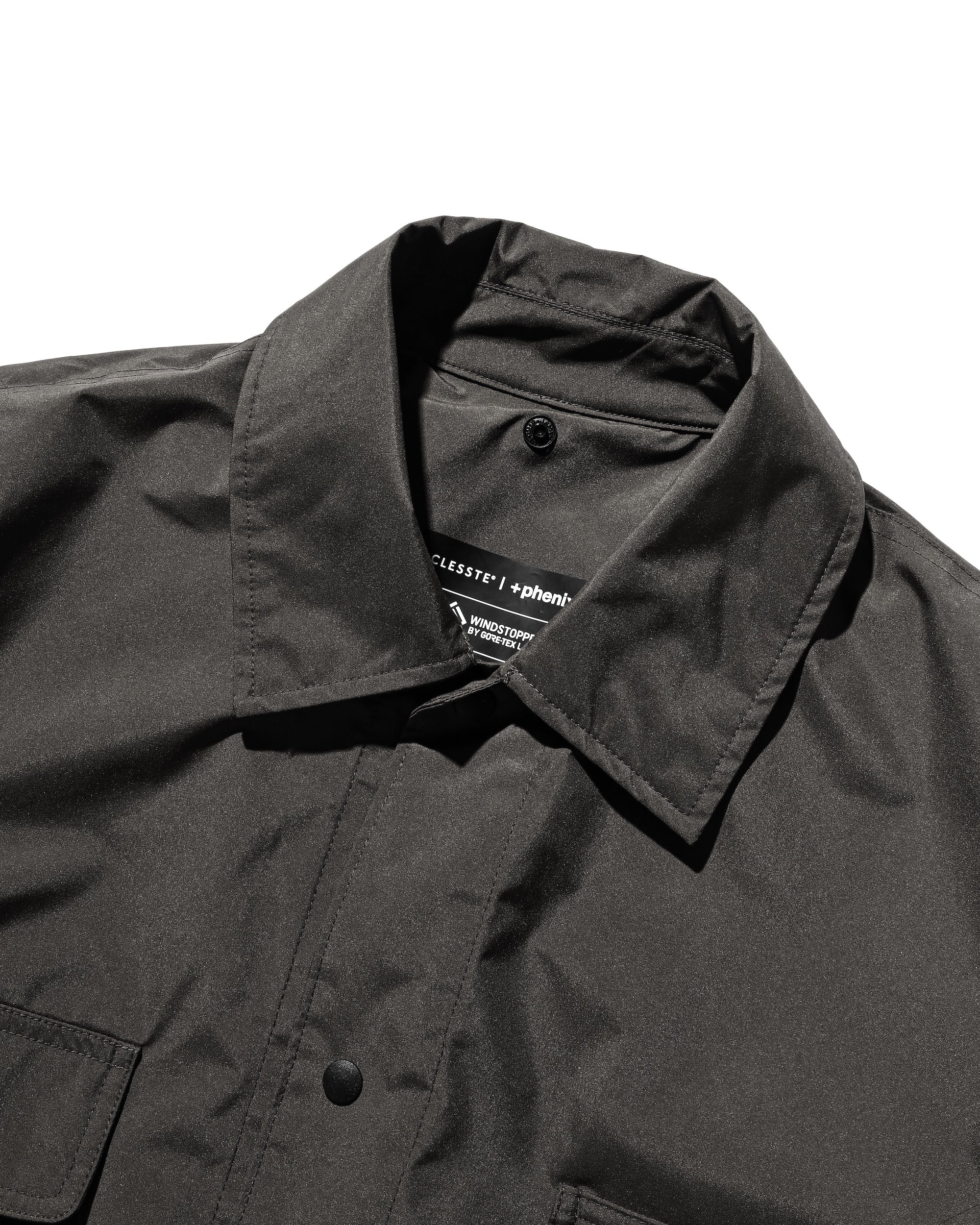 +phenix WINDSTOPPER® BY GORE-TEX LABS CITY STORAGE COVERALL JACKET (ASPHALT GRAY)