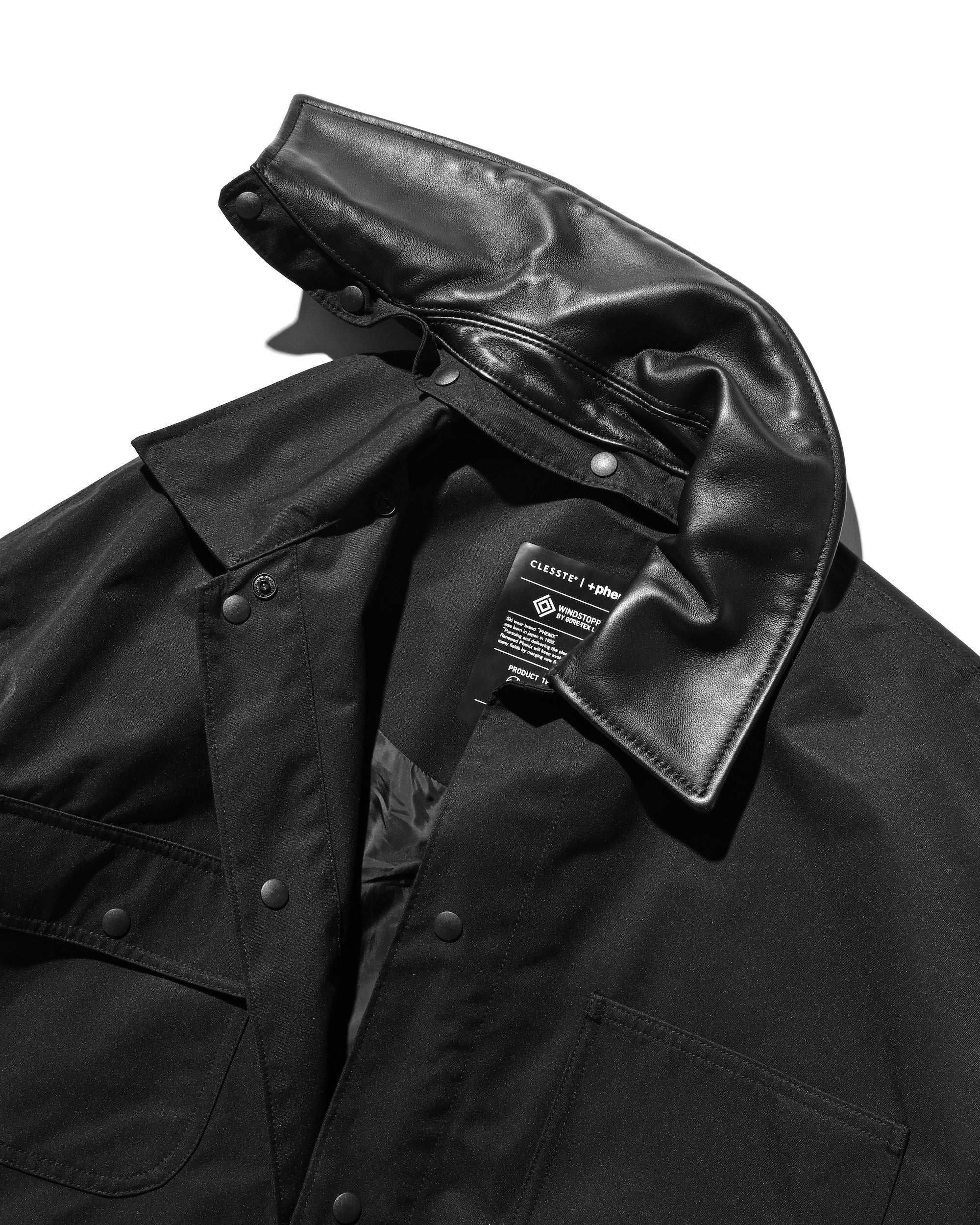 +phenix WINDSTOPPER® BY GORE-TEX LABS CITY STORAGE COVERALL JACKET (BLACK)
