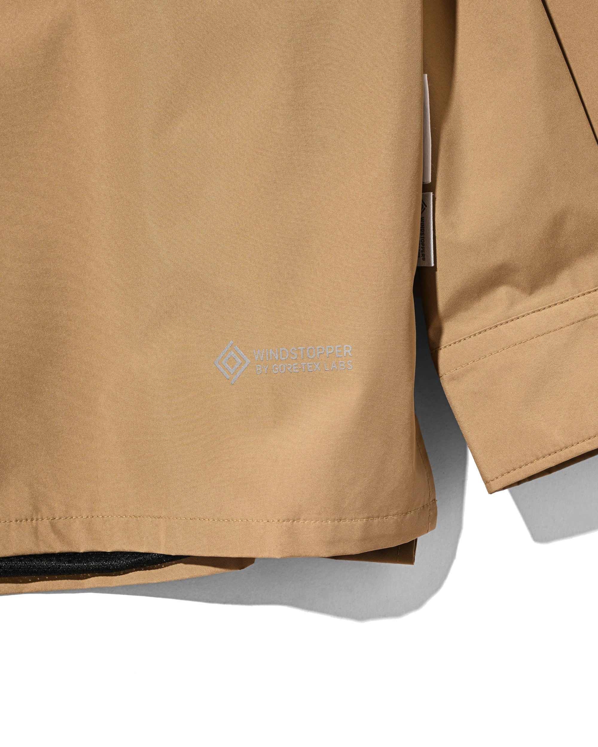 【8.8 SAT 20:00- IN STOCK】+phenix WINDSTOPPER® by GORE-TEX LABS CITY UNIFORM ZIPUP L/S SHIRT (CAMEL BEIGE)