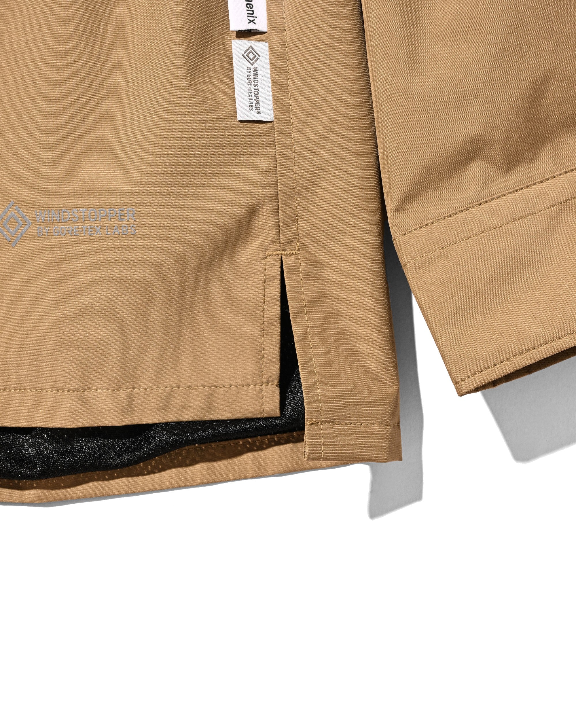 【8.8 SAT 20:00- IN STOCK】+phenix WINDSTOPPER® by GORE-TEX LABS CITY UNIFORM ZIPUP L/S SHIRT (CAMEL BEIGE)