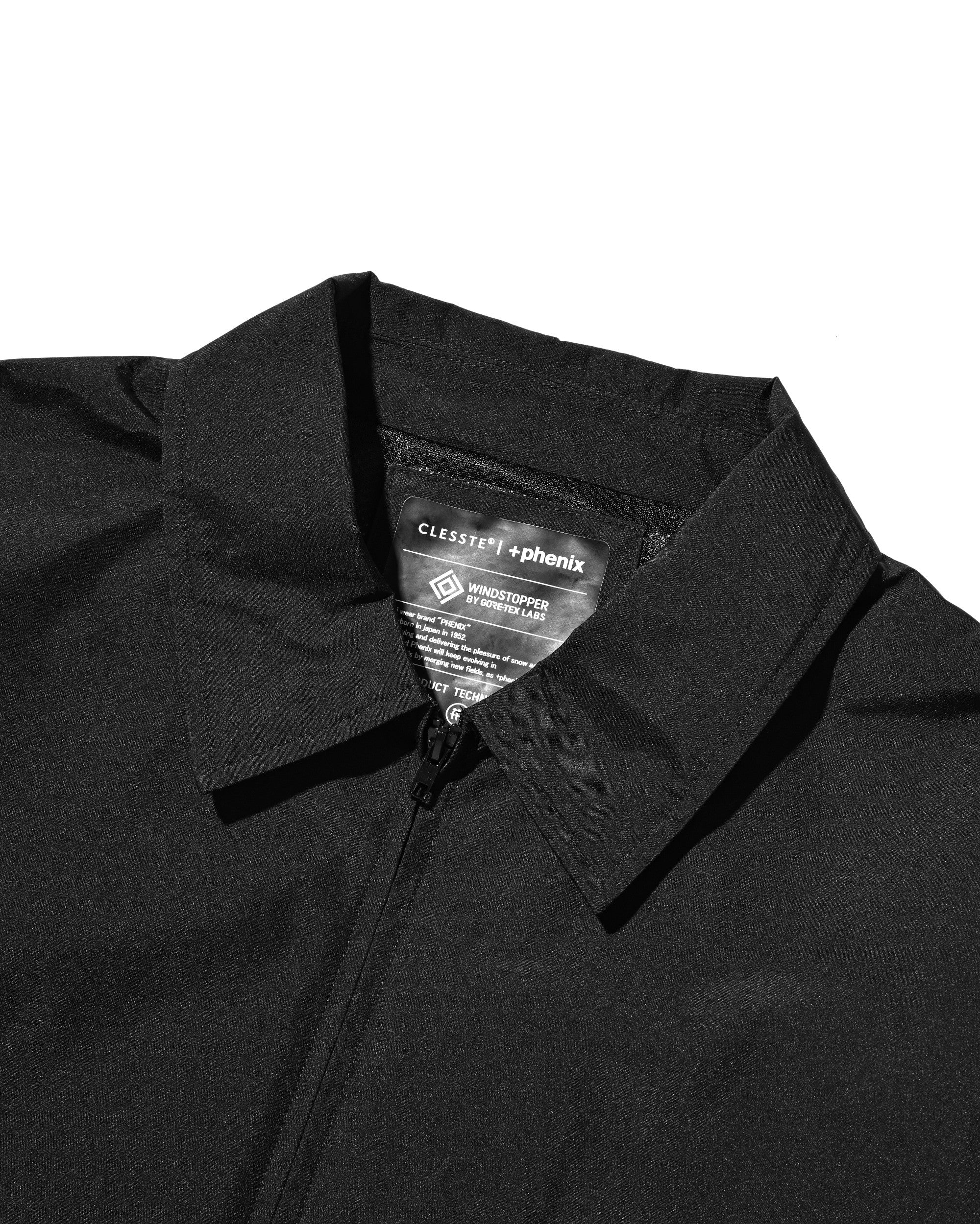 【8.8 SAT 20:00- IN STOCK】+phenix WINDSTOPPER® by GORE-TEX LABS CITY UNIFORM ZIPUP L/S SHIRT (BLACK)