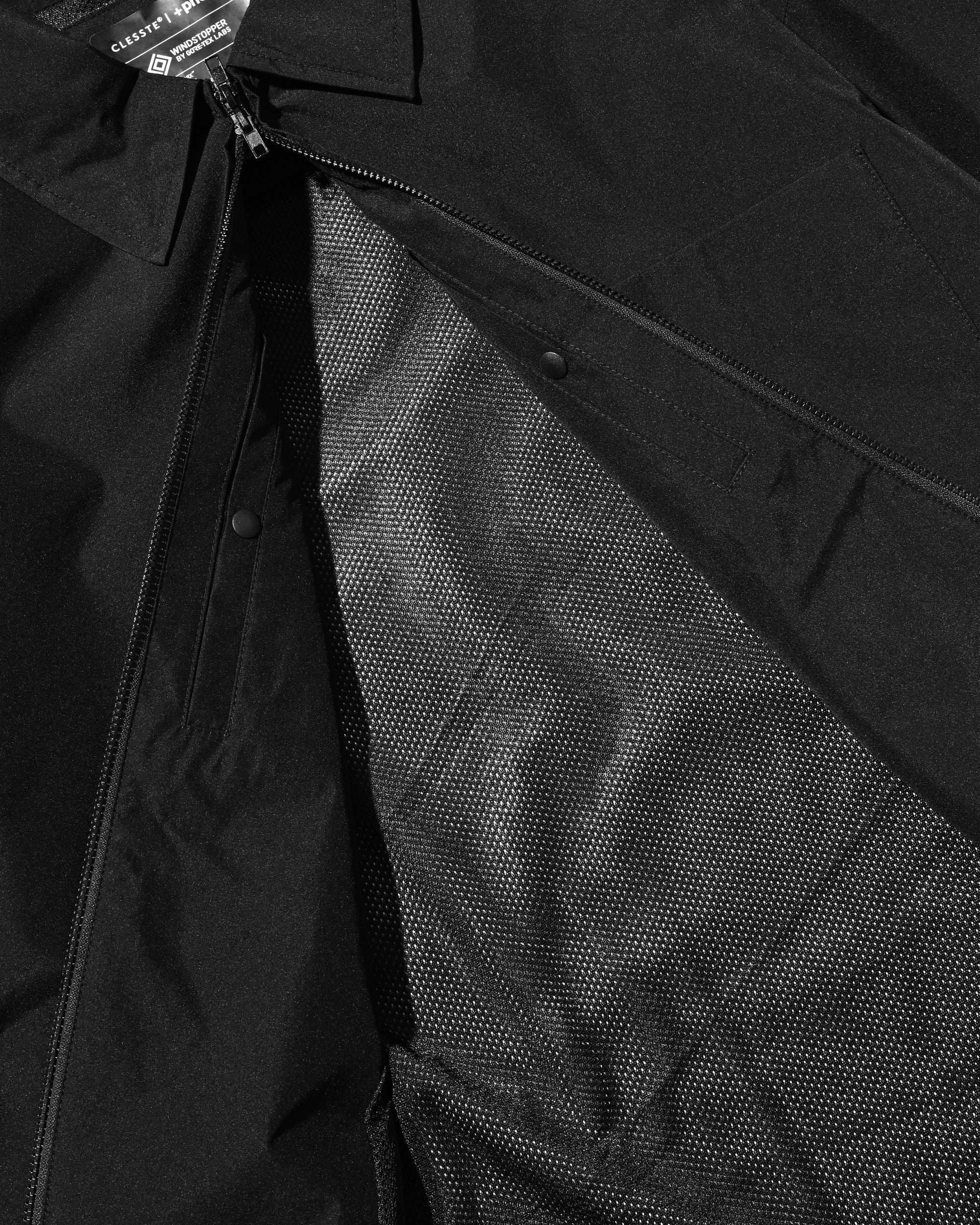 【8.8 SAT 20:00- IN STOCK】+phenix WINDSTOPPER® by GORE-TEX LABS CITY UNIFORM ZIPUP L/S SHIRT (BLACK)