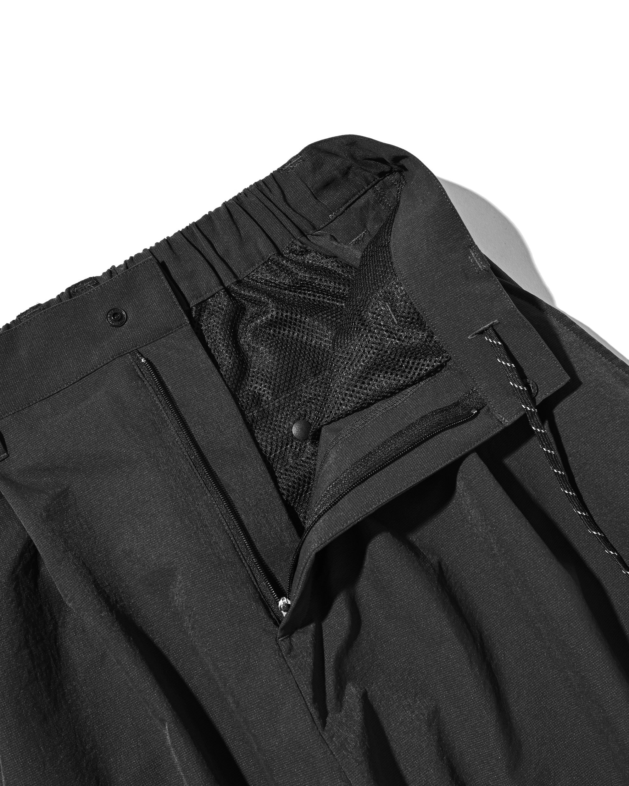 【8.22 SAT 20:00- IN STOCK】“C”COOLDOTS® MINI RIPSTOP CITY UNIFORM WIDE TAPERED PANTS (CHARCOAL×WHITE)