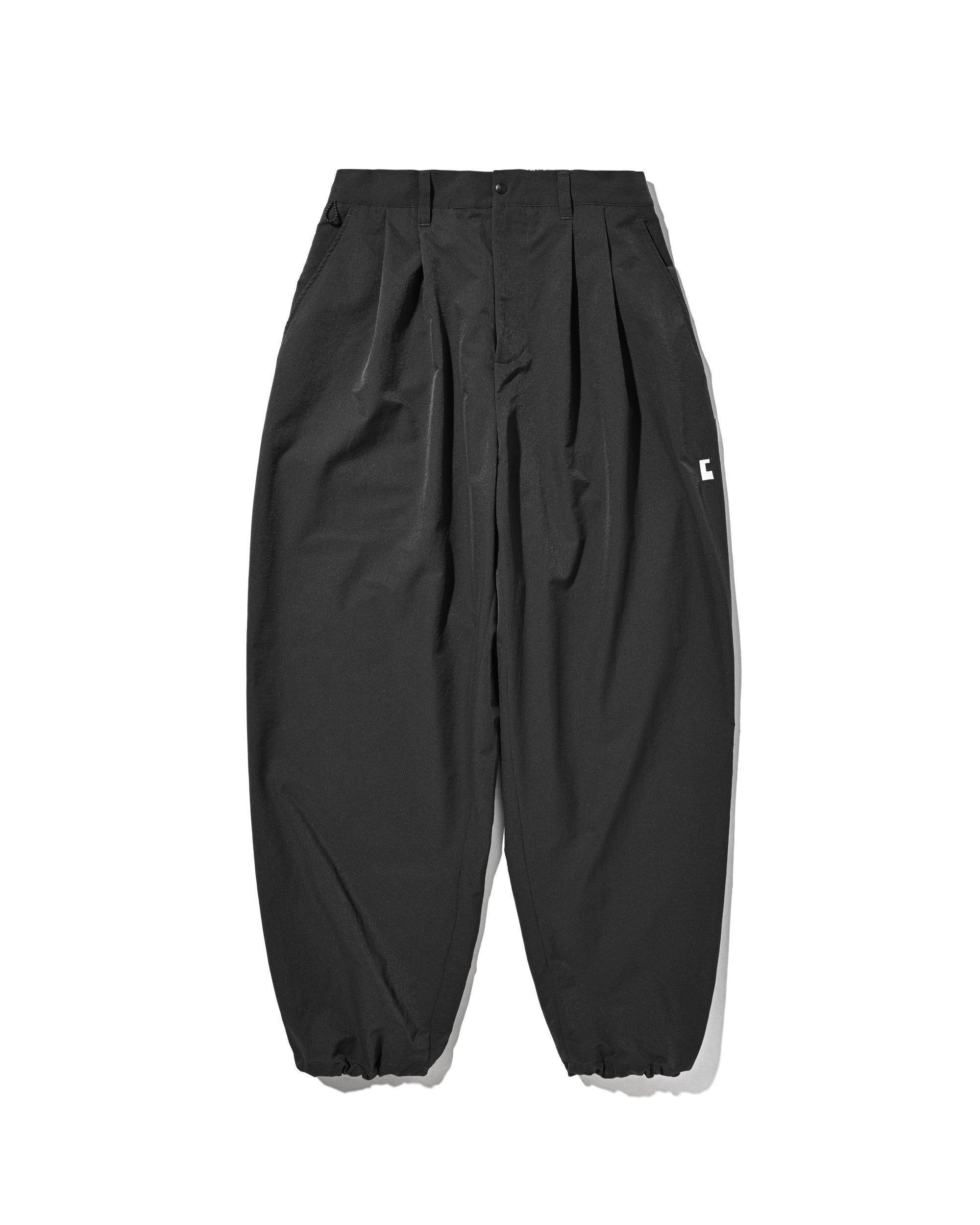【8.22 SAT 20:00- IN STOCK】“C”COOLDOTS® MINI RIPSTOP CITY UNIFORM WIDE TAPERED PANTS (CHARCOAL×WHITE)