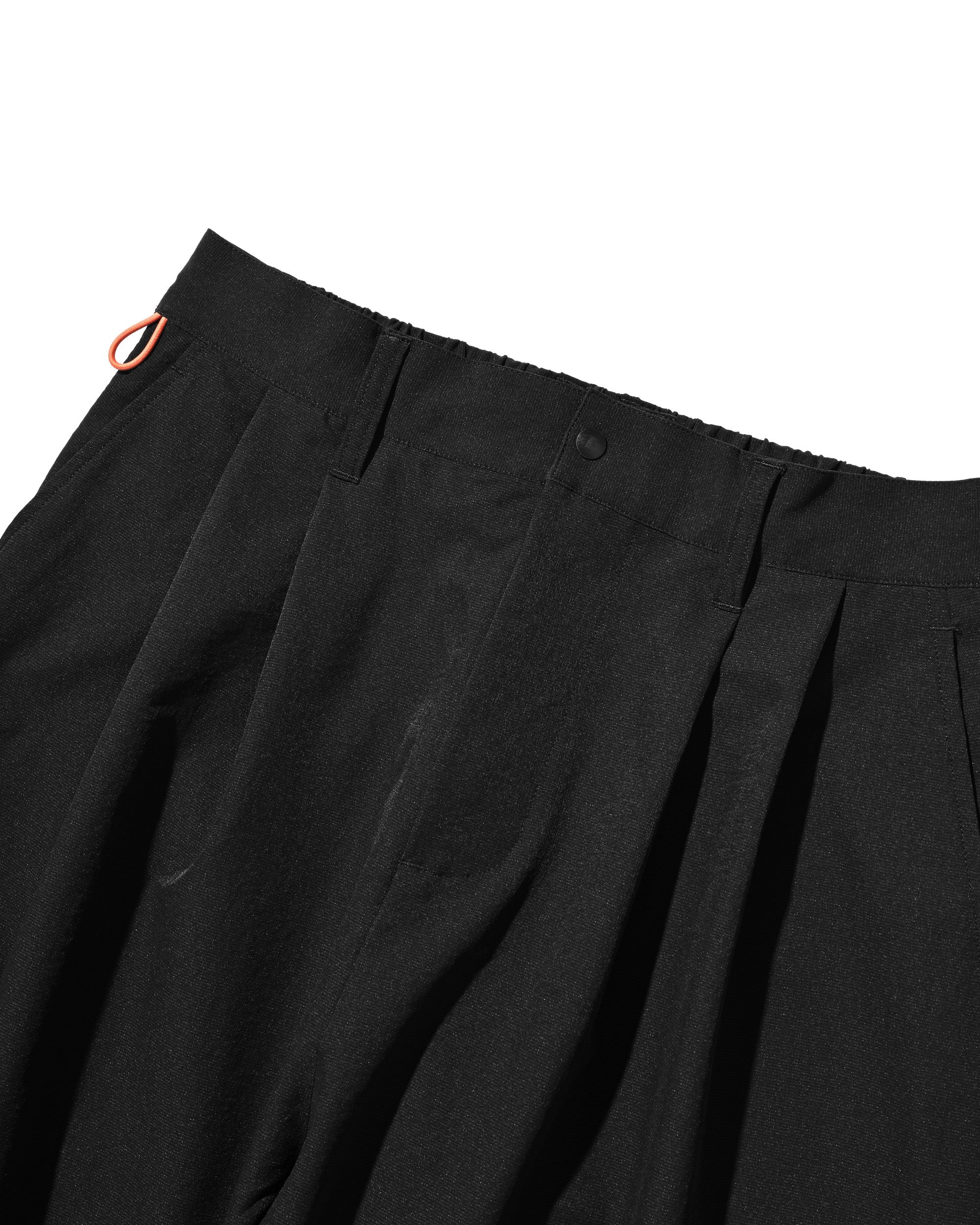 【8.22 SAT 20:00- IN STOCK】“C”COOLDOTS® MINI RIPSTOP CITY UNIFORM WIDE TAPERED PANTS (BLACK×ORANGE)