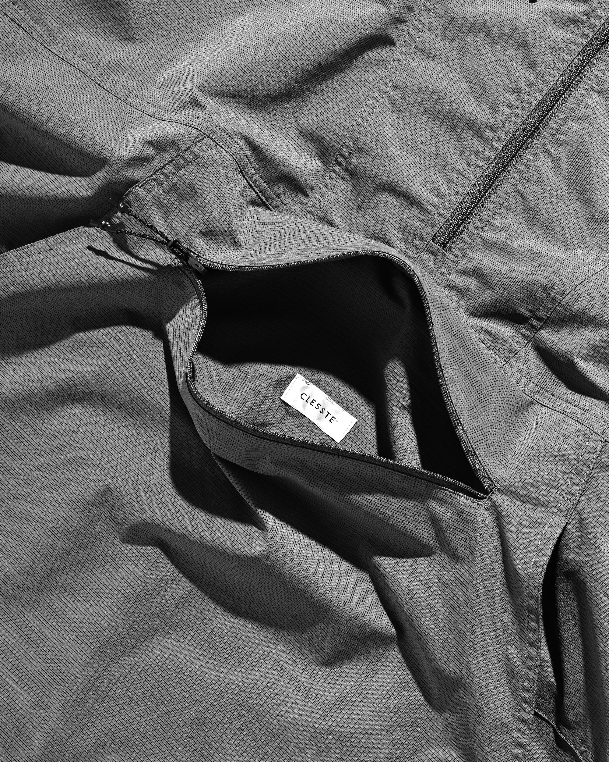 PACKABLE CITY ANORAK PARKA  (GRAY(MINI GRAPH CHECK))