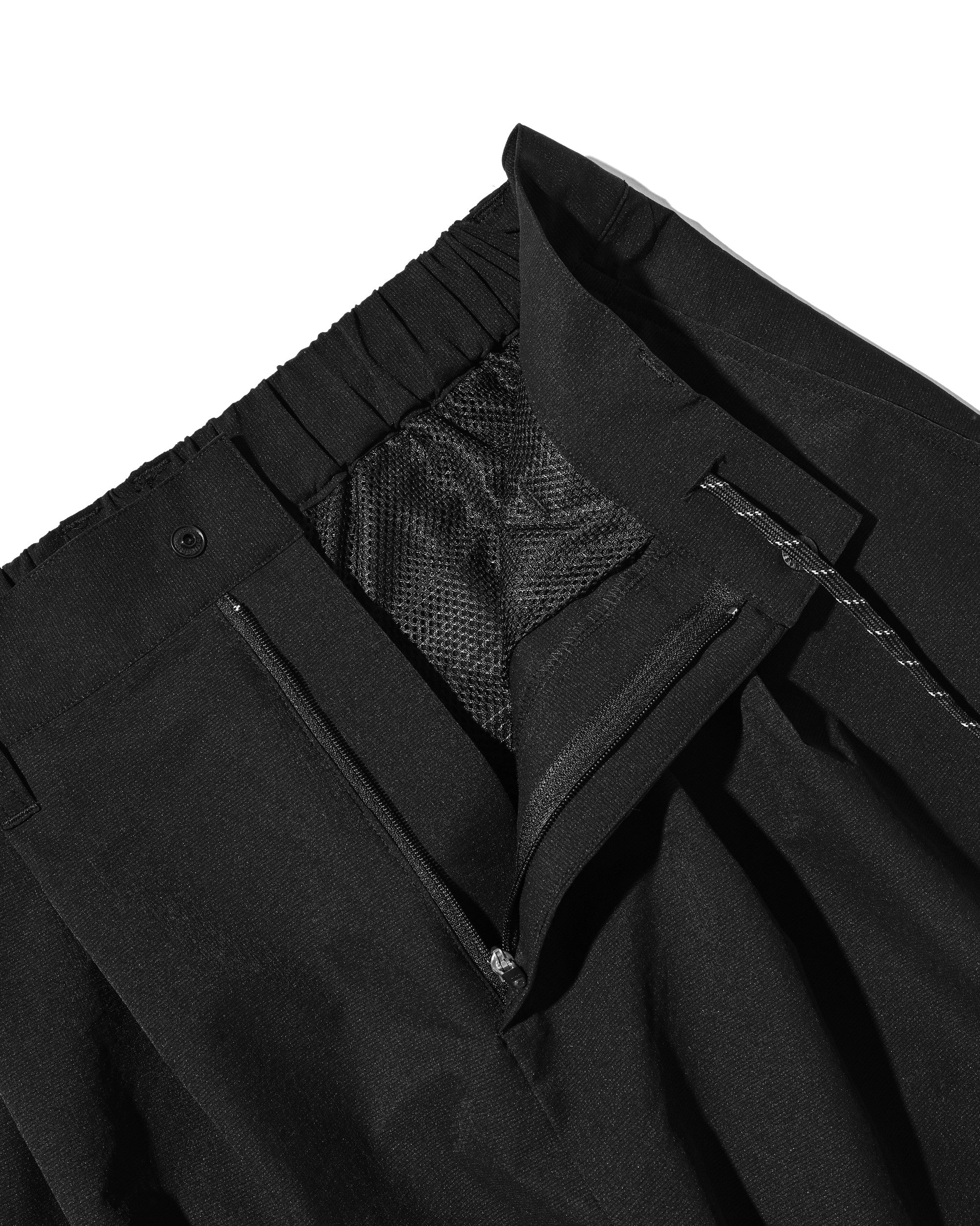 【8.22 SAT 20:00- IN STOCK】“C”COOLDOTS® MINI RIPSTOP CITY UNIFORM WIDE TAPERED PANTS (BLACK×ORANGE)