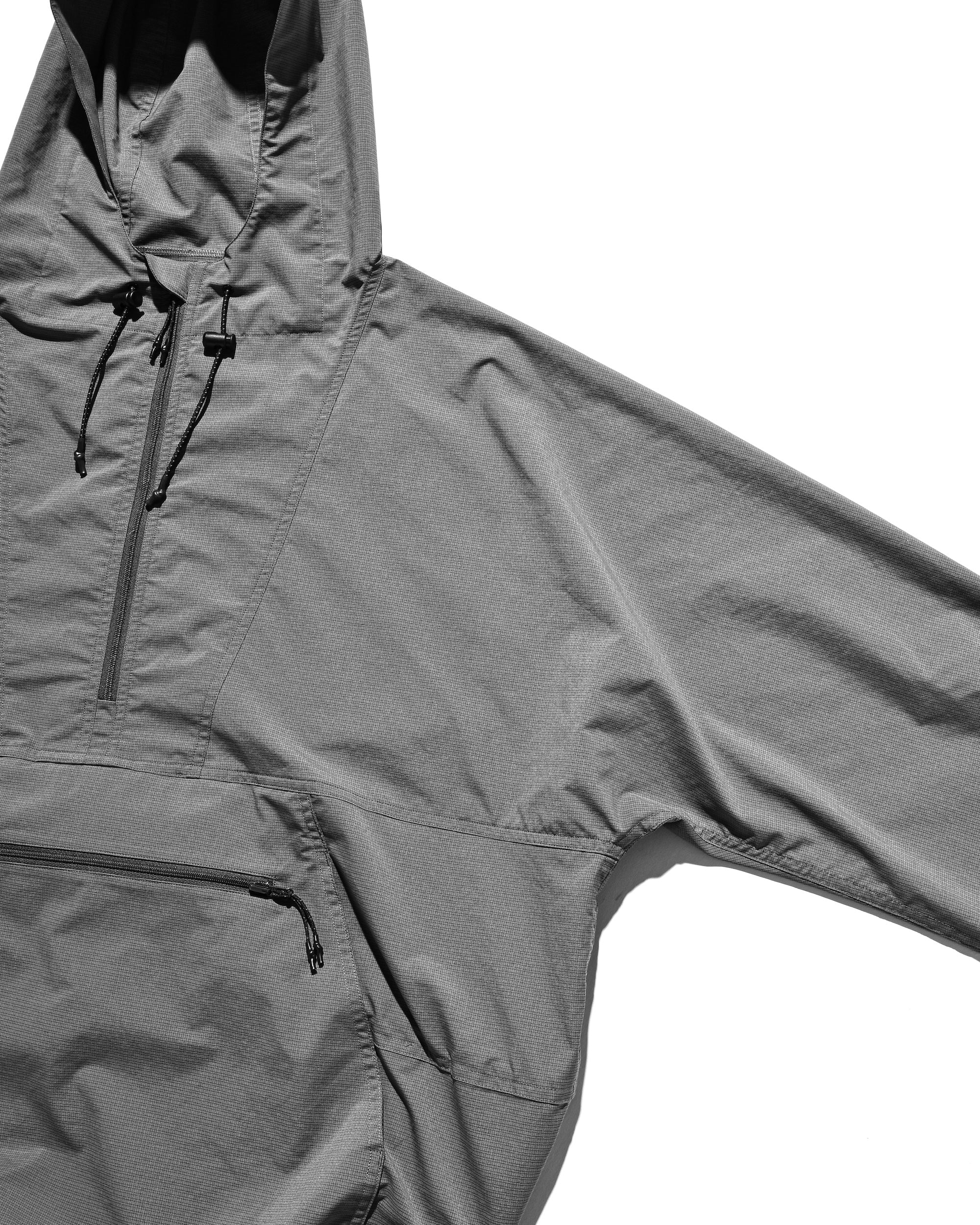 PACKABLE CITY ANORAK PARKA  (GRAY(MINI GRAPH CHECK))