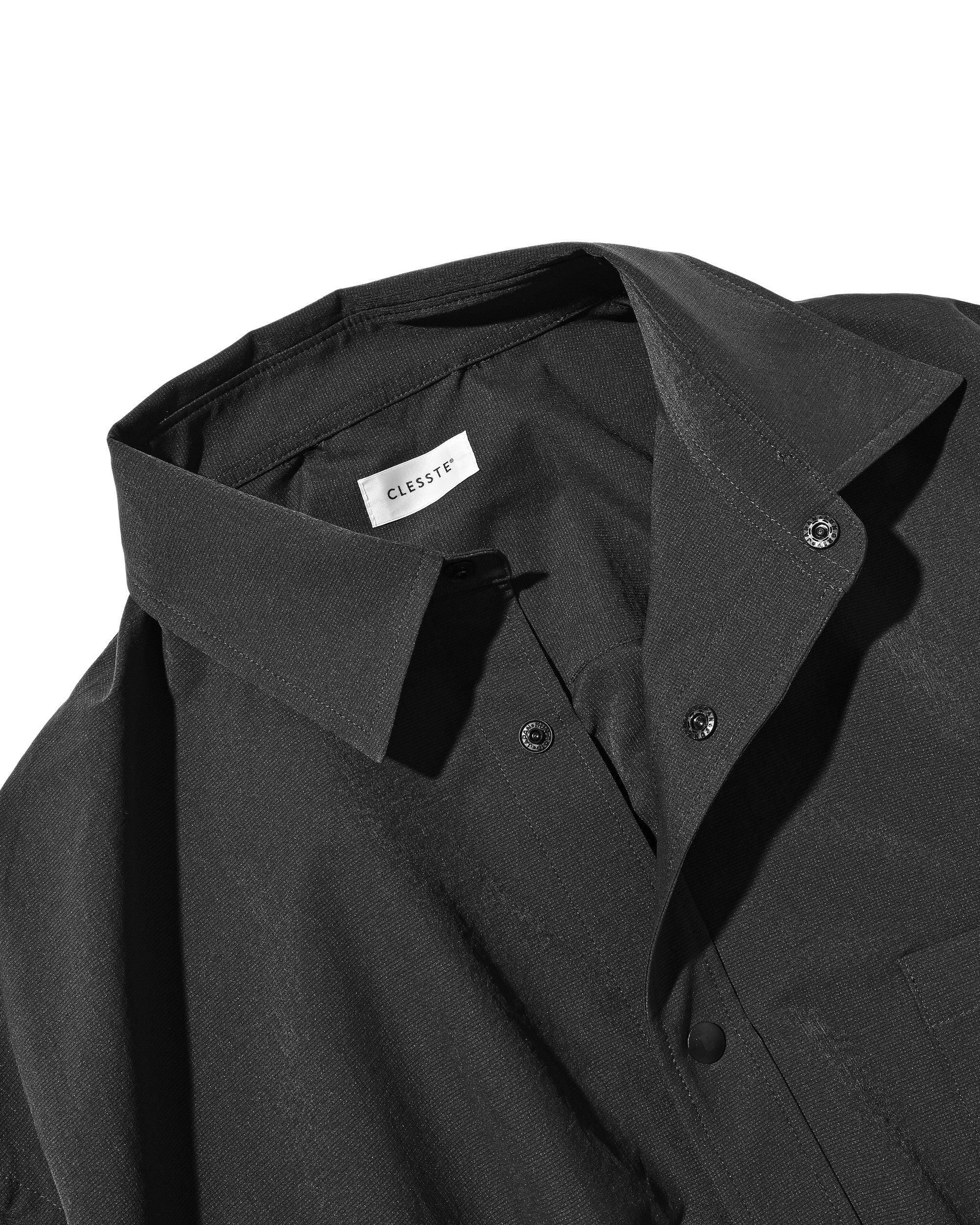 【8.22 SAT 20:00- IN STOCK】“C”COOLDOTS® MINI RIPSTOP CITY UNIFORM S/S SHIRT (CHARCOAL×WHITE)