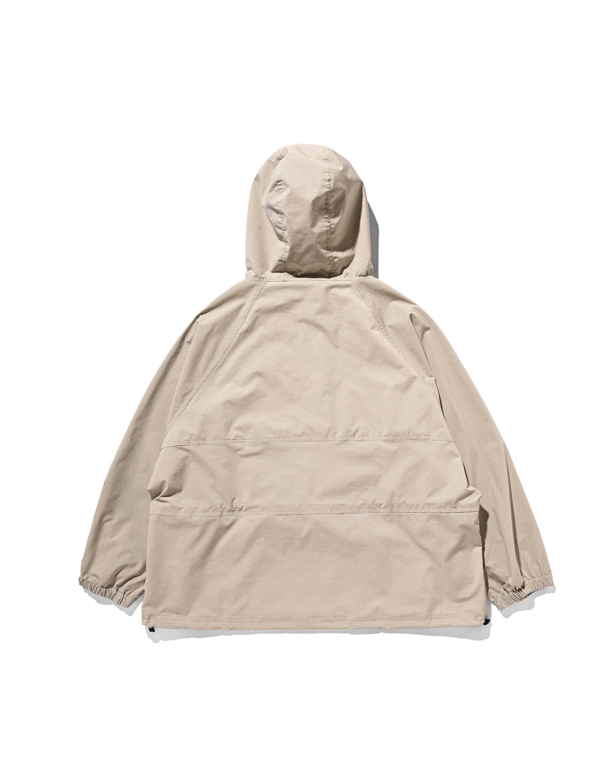 PACKABLE CITY ANORAK PARKA  (BEIGE(MINI GRAPH CHECK))