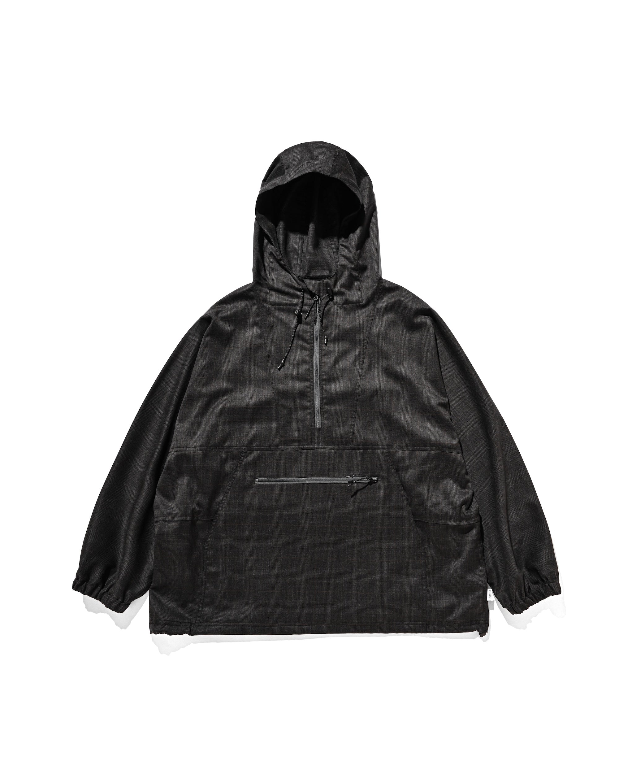 PACKABLE CITY ANORAK PARKA  (GRAY(GLEN CHECK))