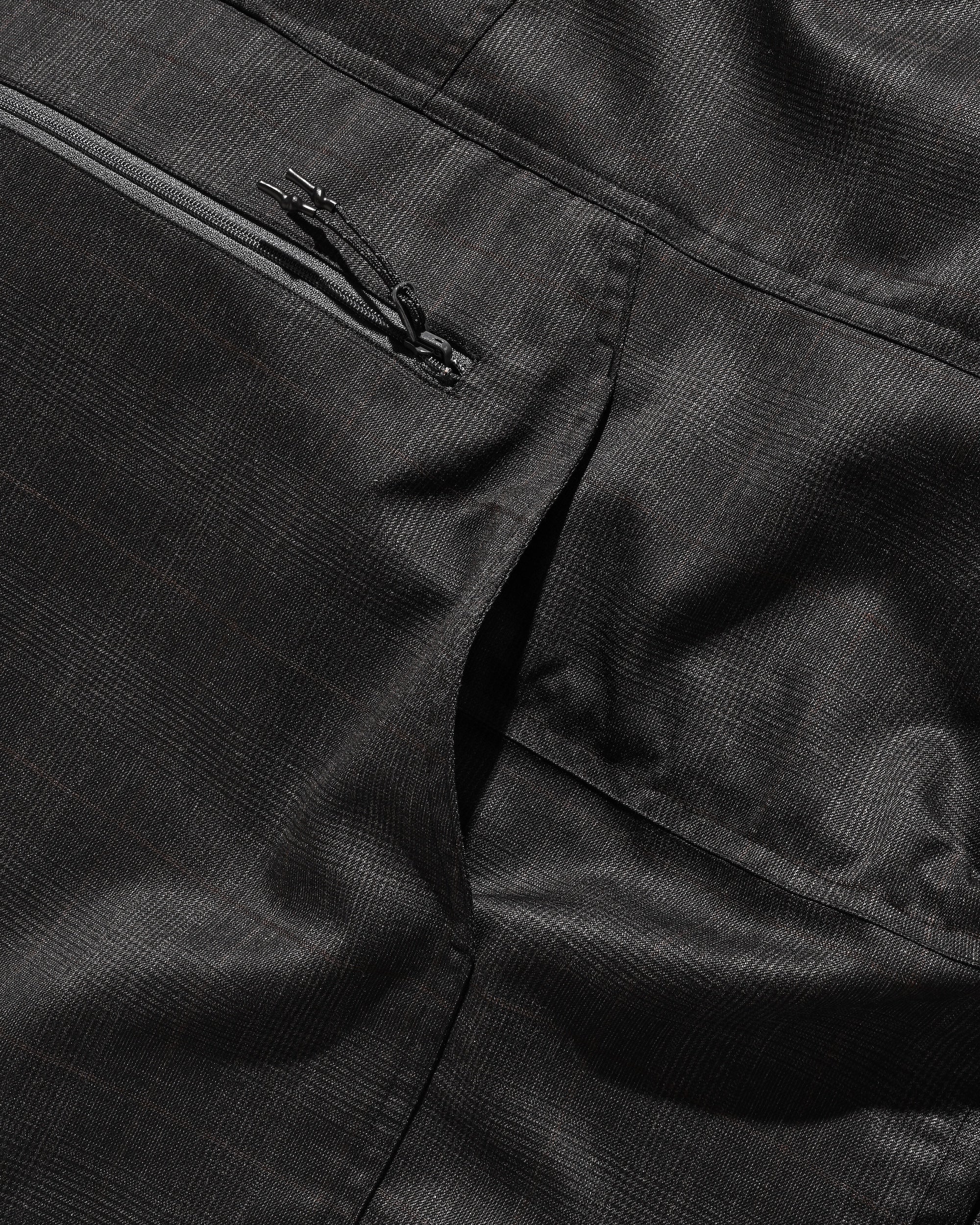 PACKABLE CITY ANORAK PARKA  (GRAY(GLEN CHECK))