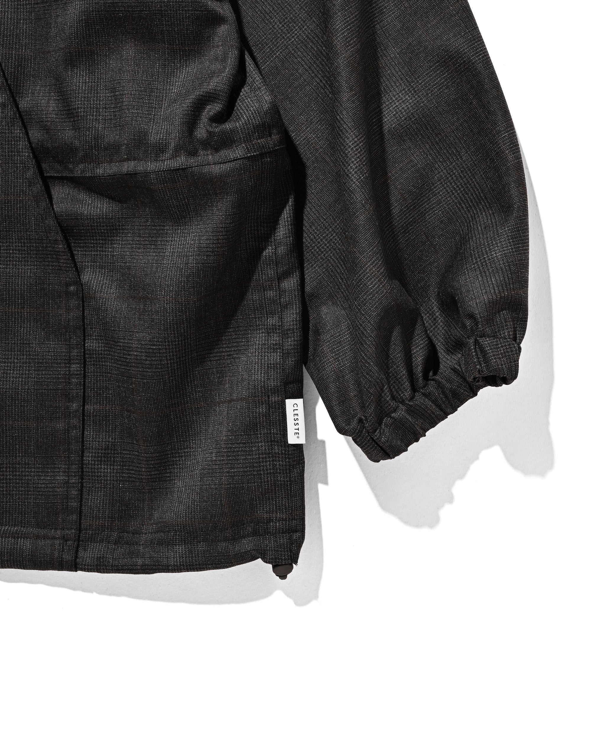 PACKABLE CITY ANORAK PARKA  (GRAY(GLEN CHECK))