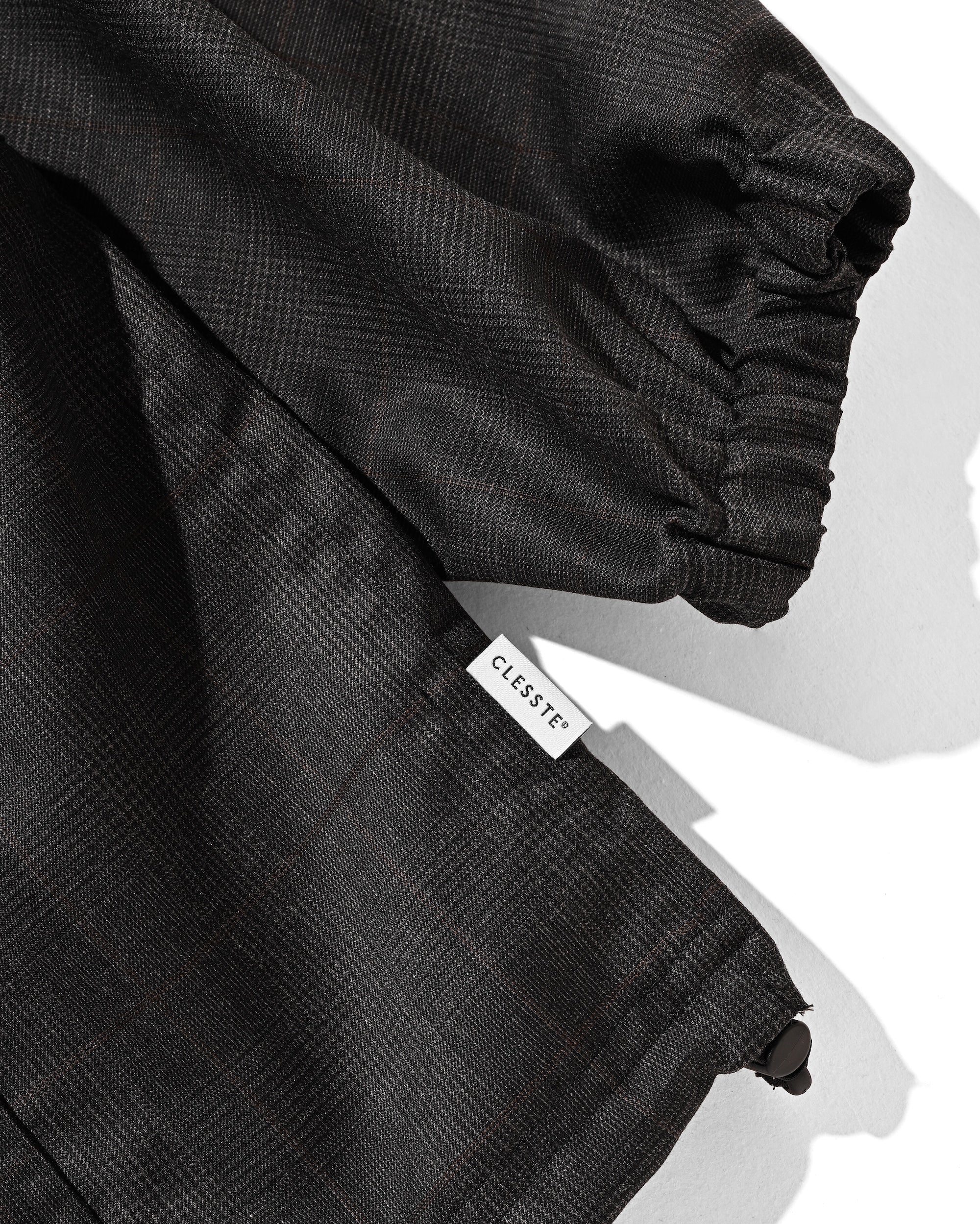 PACKABLE CITY ANORAK PARKA  (GRAY(GLEN CHECK))