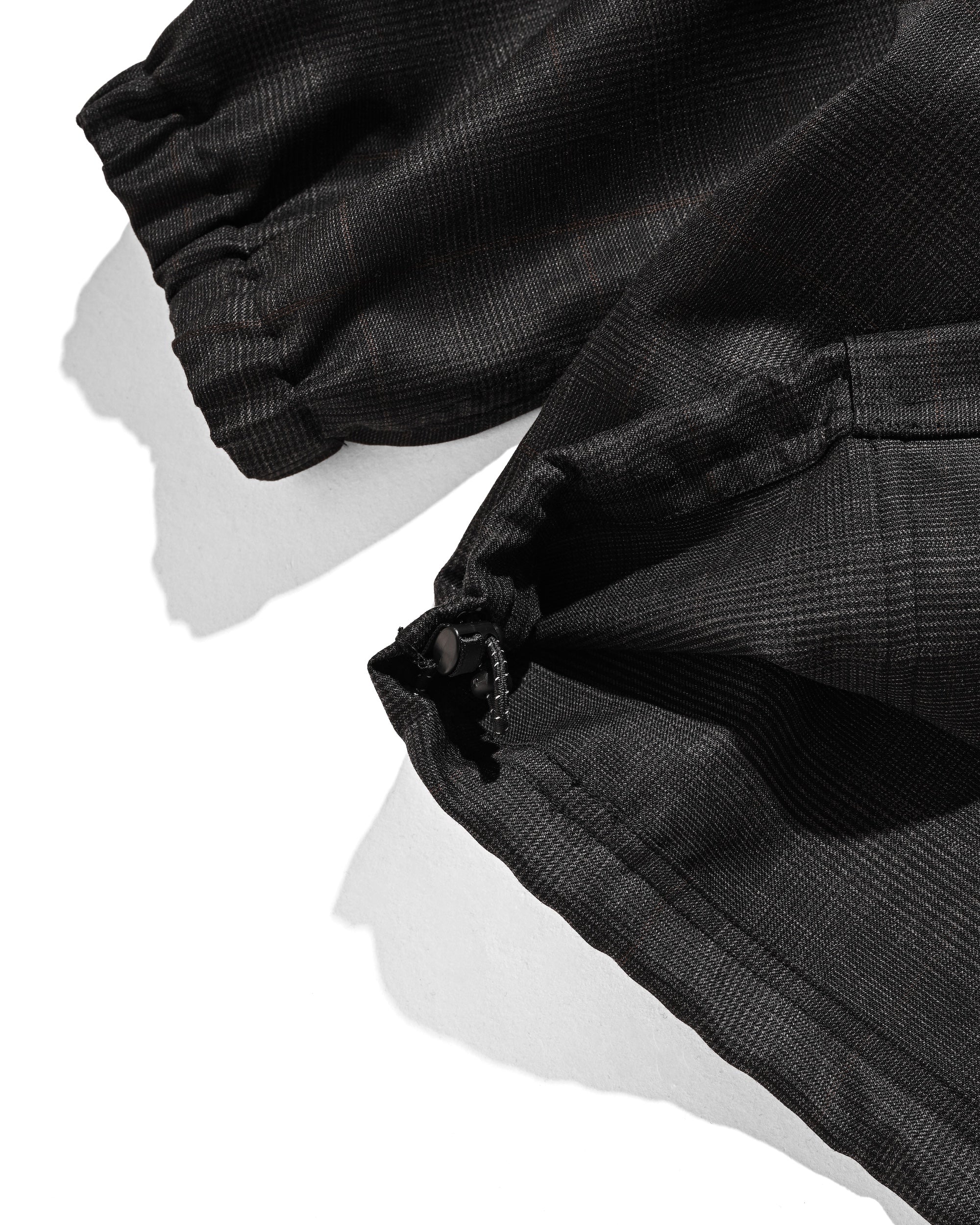 PACKABLE CITY ANORAK PARKA  (GRAY(GLEN CHECK))