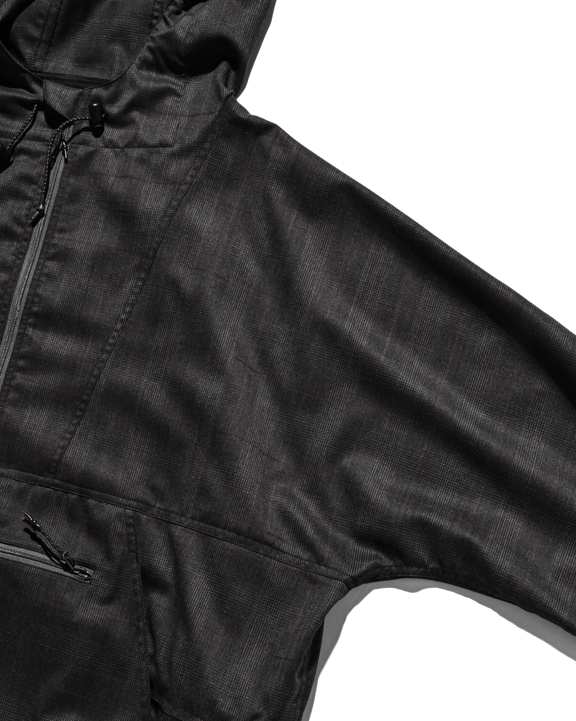 PACKABLE CITY ANORAK PARKA  (GRAY(GLEN CHECK))