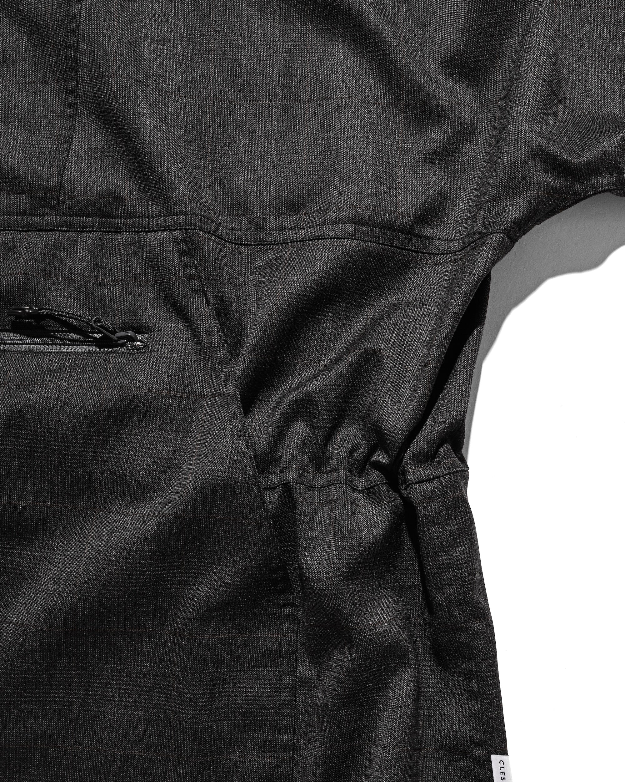 PACKABLE CITY ANORAK PARKA  (GRAY(GLEN CHECK))