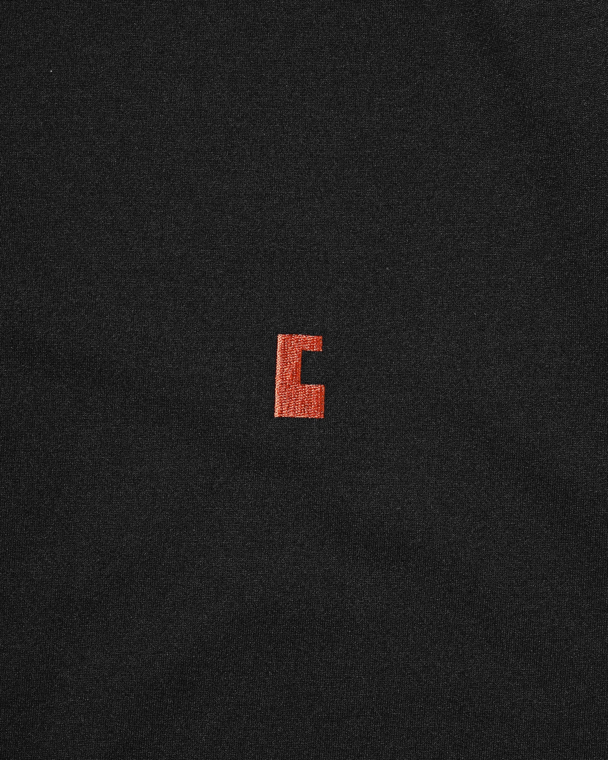 【8.26 WED 20:00- IN STOCK】“C” TECH HENLEY NECK S/S T-SHIRT WITH DRAWSTRINGS (BLACK)