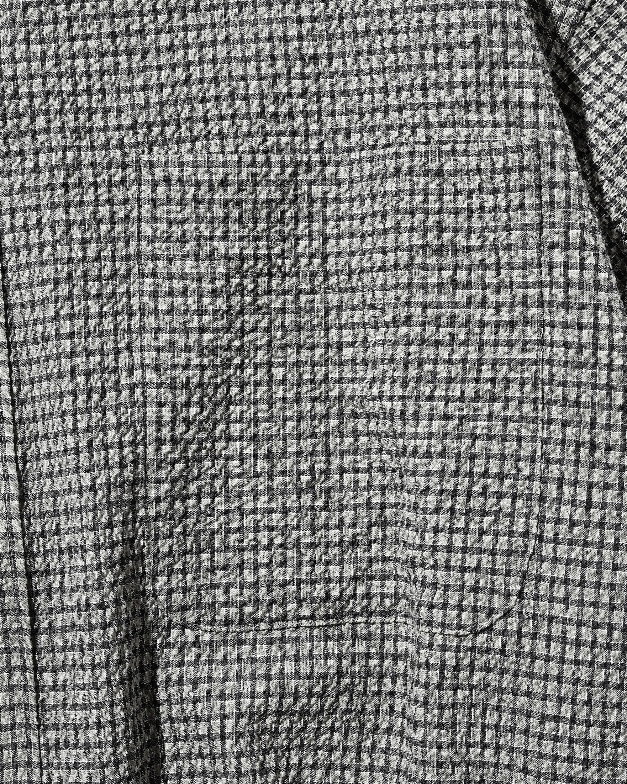 【6.25 WED 20:00- IN STOCK】MINI PLAID SUCKER CLASSIC CITY S/S SHIRT (GRAY)