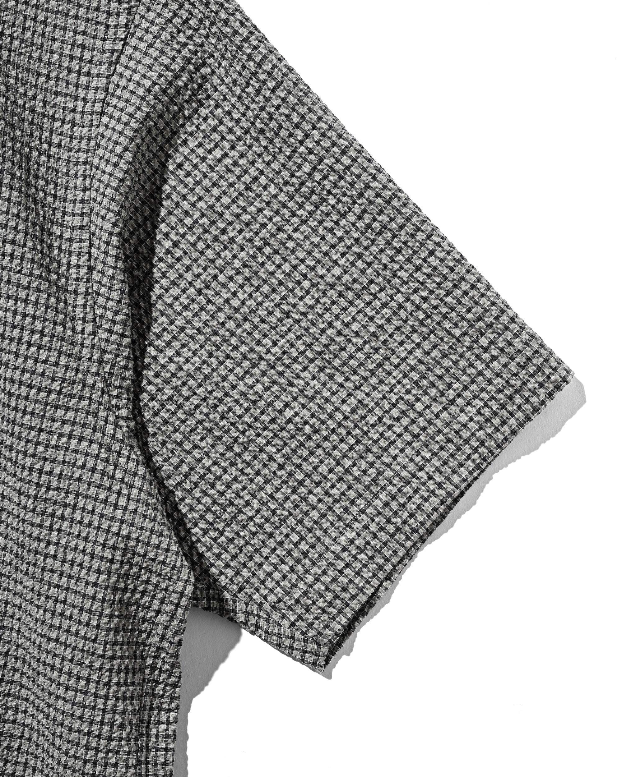【6.25 WED 20:00- IN STOCK】MINI PLAID SUCKER CLASSIC CITY S/S SHIRT (GRAY)