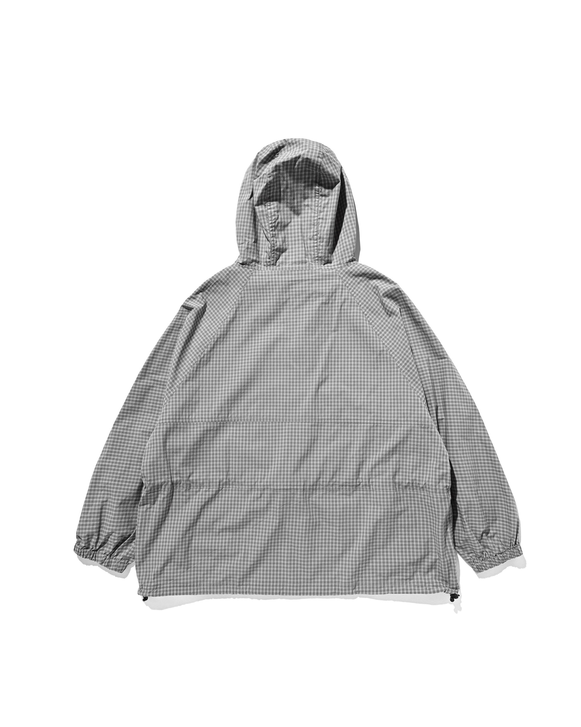 PACKABLE CITY ANORAK PARKA  (GRAY(MINI CHECK))