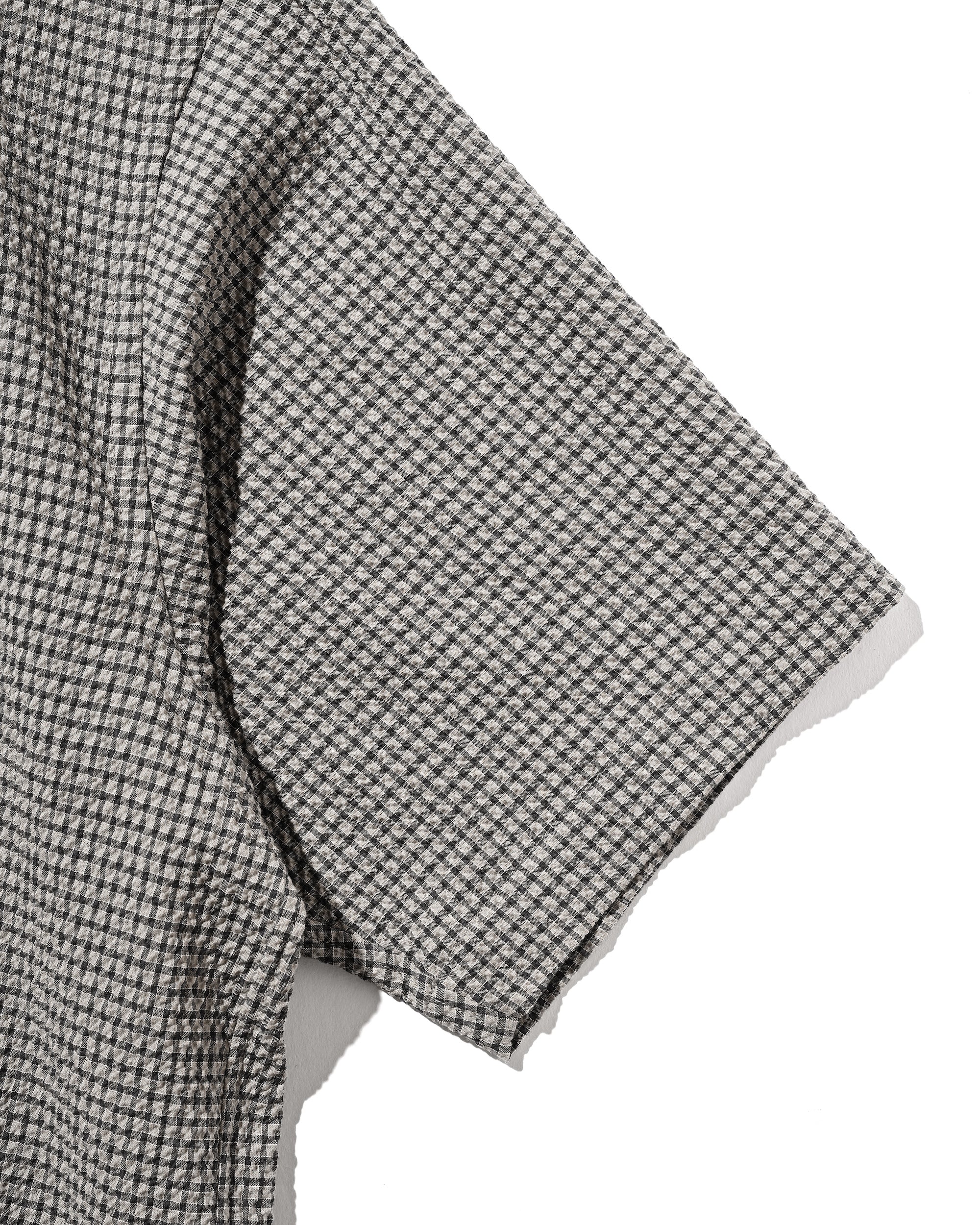 【6.25 WED 20:00- IN STOCK】MINI PLAID SUCKER CLASSIC CITY S/S SHIRT (BEIGE)