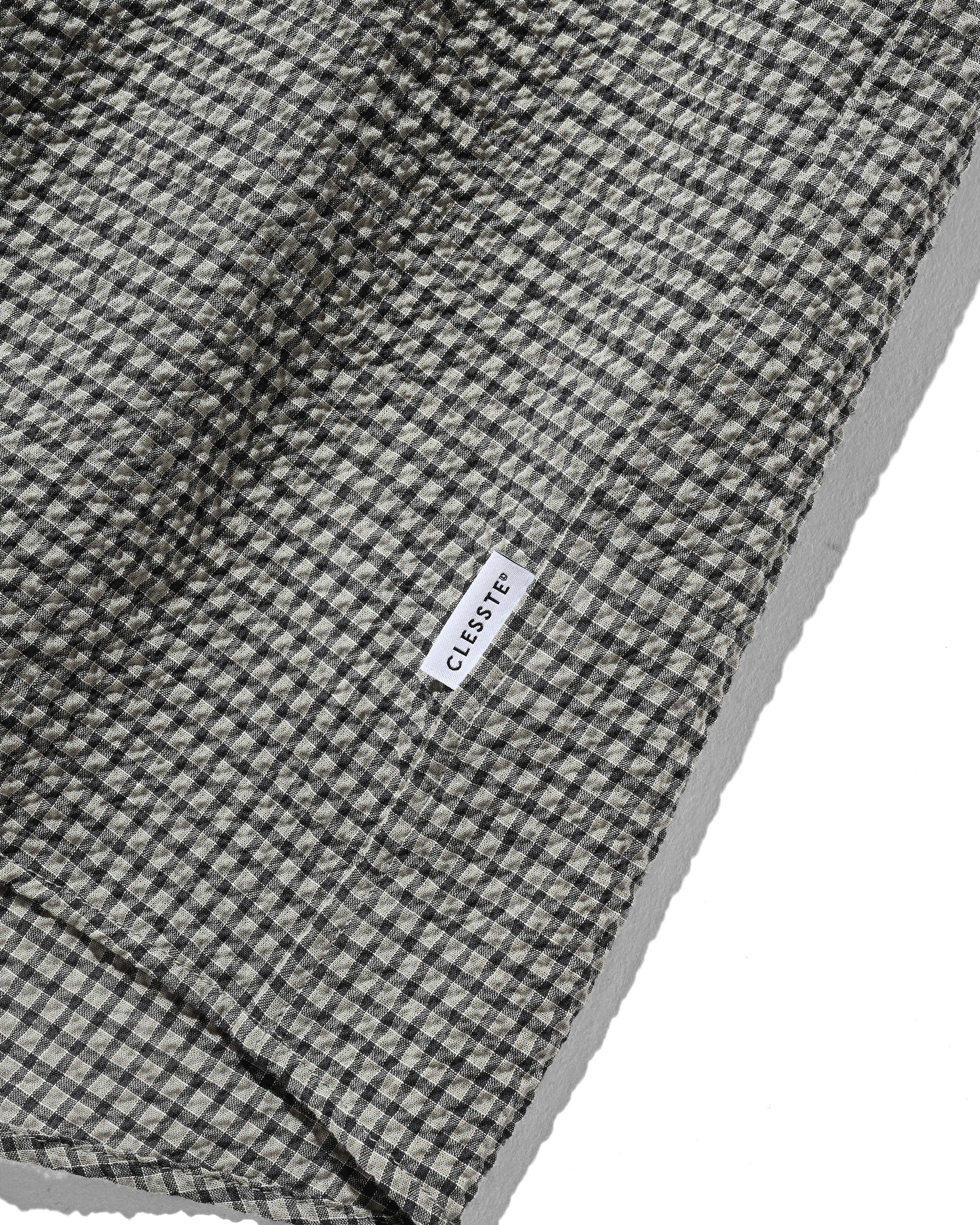 【6.25 WED 20:00- IN STOCK】MINI PLAID SUCKER CLASSIC CITY S/S SHIRT (GRAY)