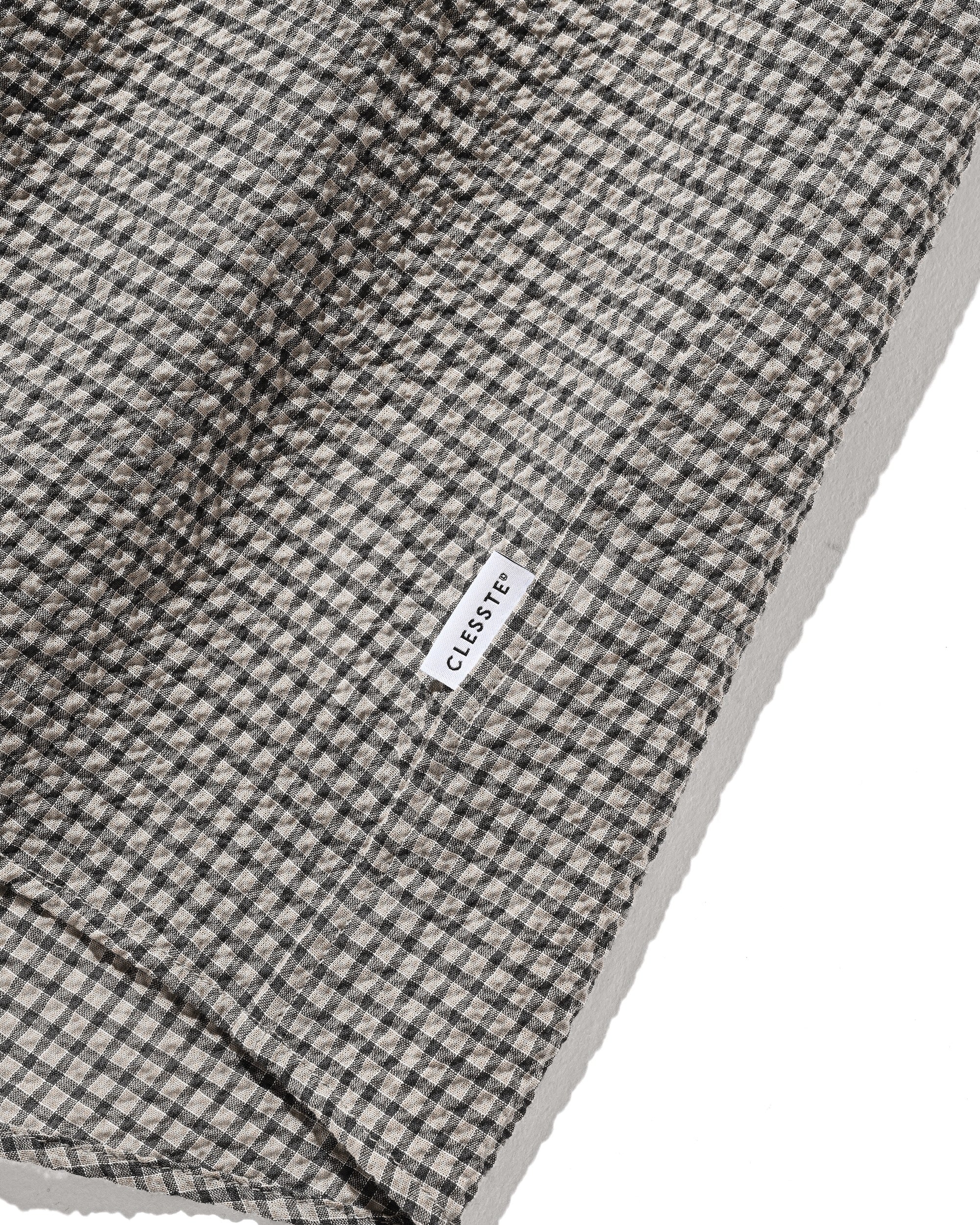 【6.25 WED 20:00- IN STOCK】MINI PLAID SUCKER CLASSIC CITY S/S SHIRT (BEIGE)