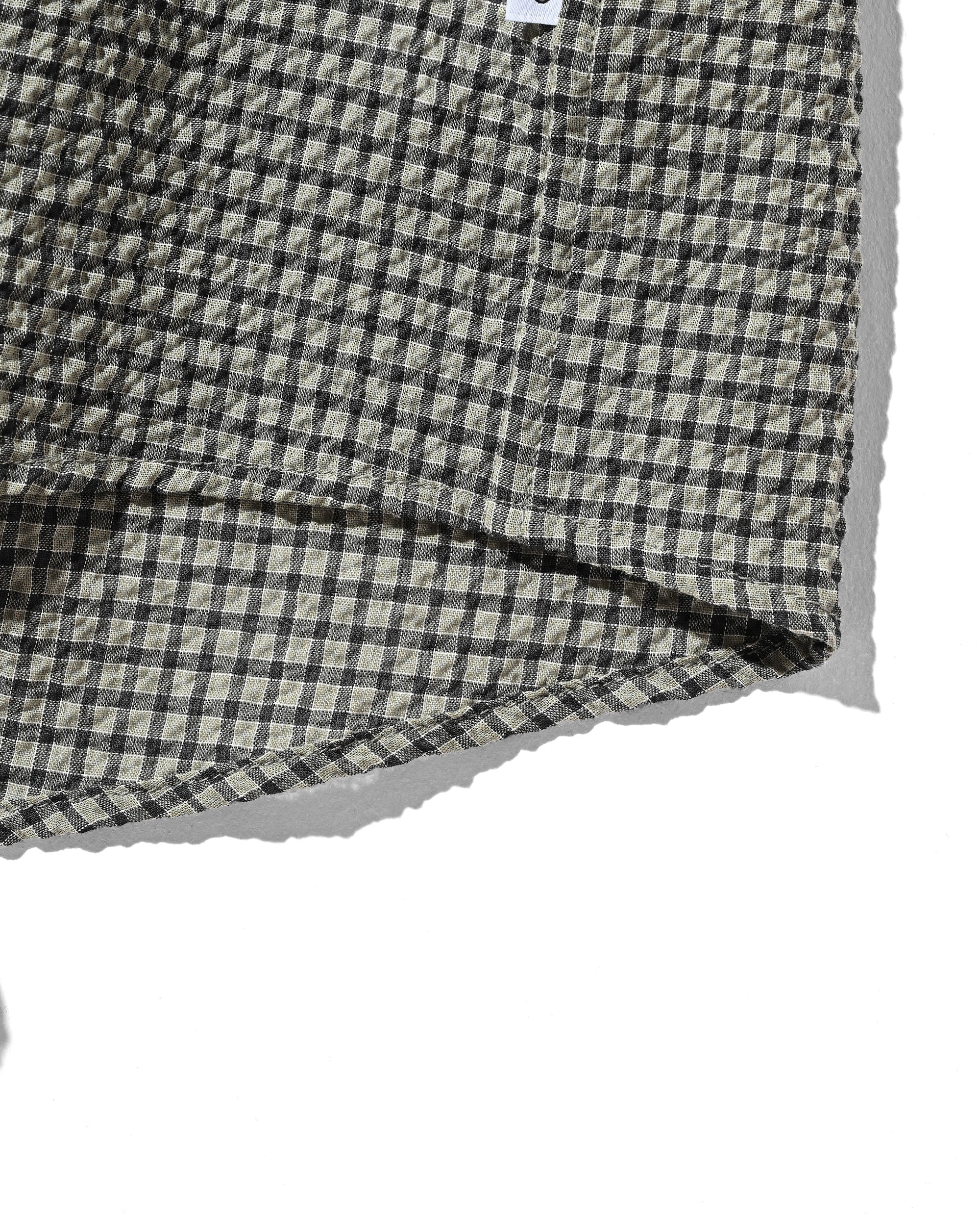 【6.25 WED 20:00- IN STOCK】MINI PLAID SUCKER CLASSIC CITY S/S SHIRT (GRAY)