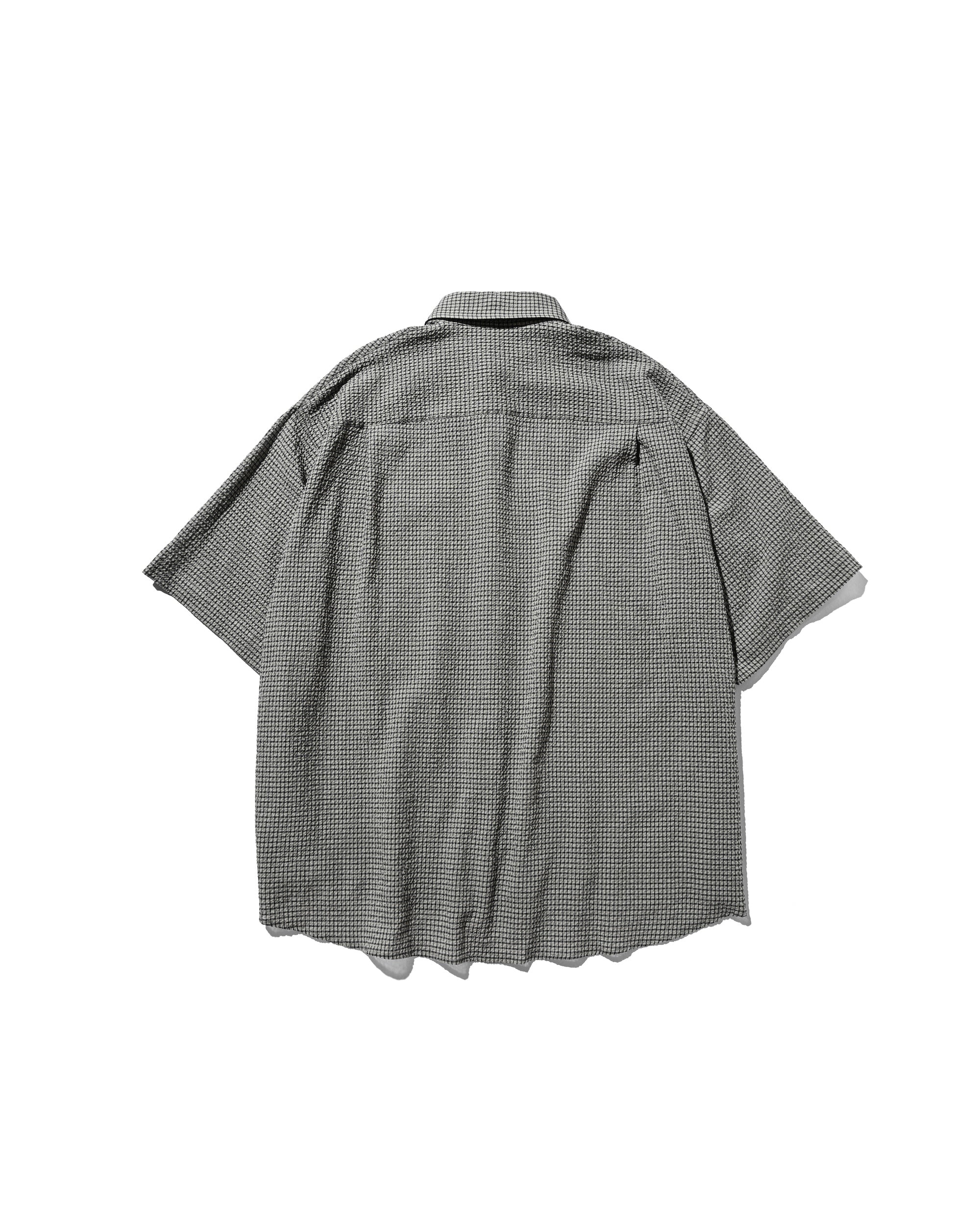 【6.25 WED 20:00- IN STOCK】MINI PLAID SUCKER CLASSIC CITY S/S SHIRT (GRAY)