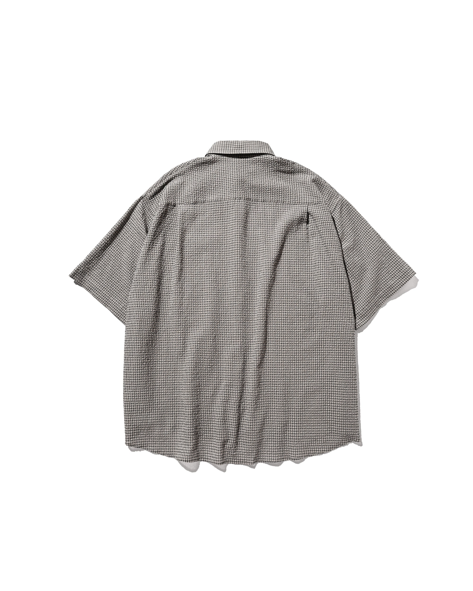 【6.25 WED 20:00- IN STOCK】MINI PLAID SUCKER CLASSIC CITY S/S SHIRT (BEIGE)