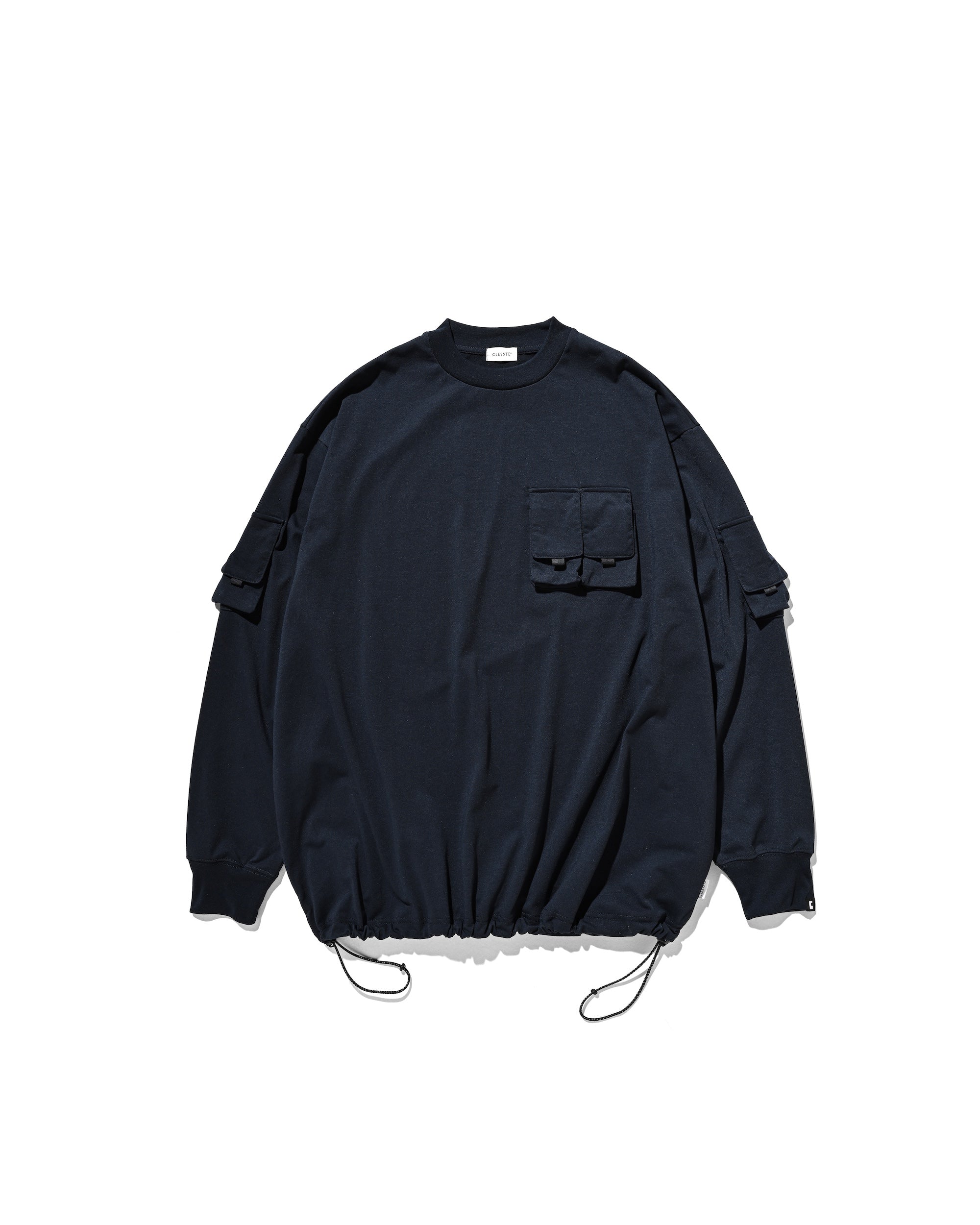 MULTI POCKET L/S T-SHIRT (NAVY)