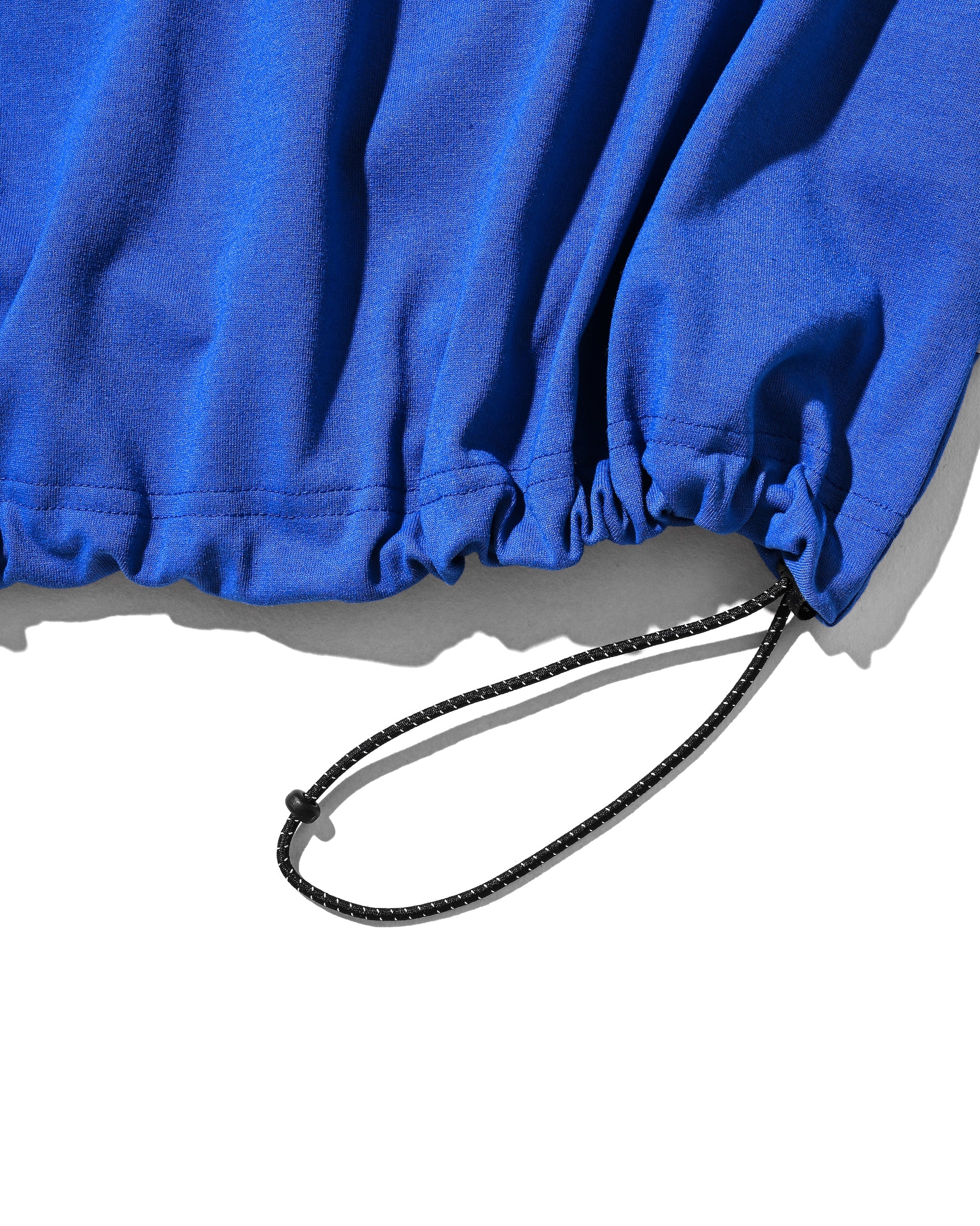 【8.26 WED 20:00- IN STOCK】“C” TECH HENLEY NECK S/S T-SHIRT WITH DRAWSTRINGS (BLUE)