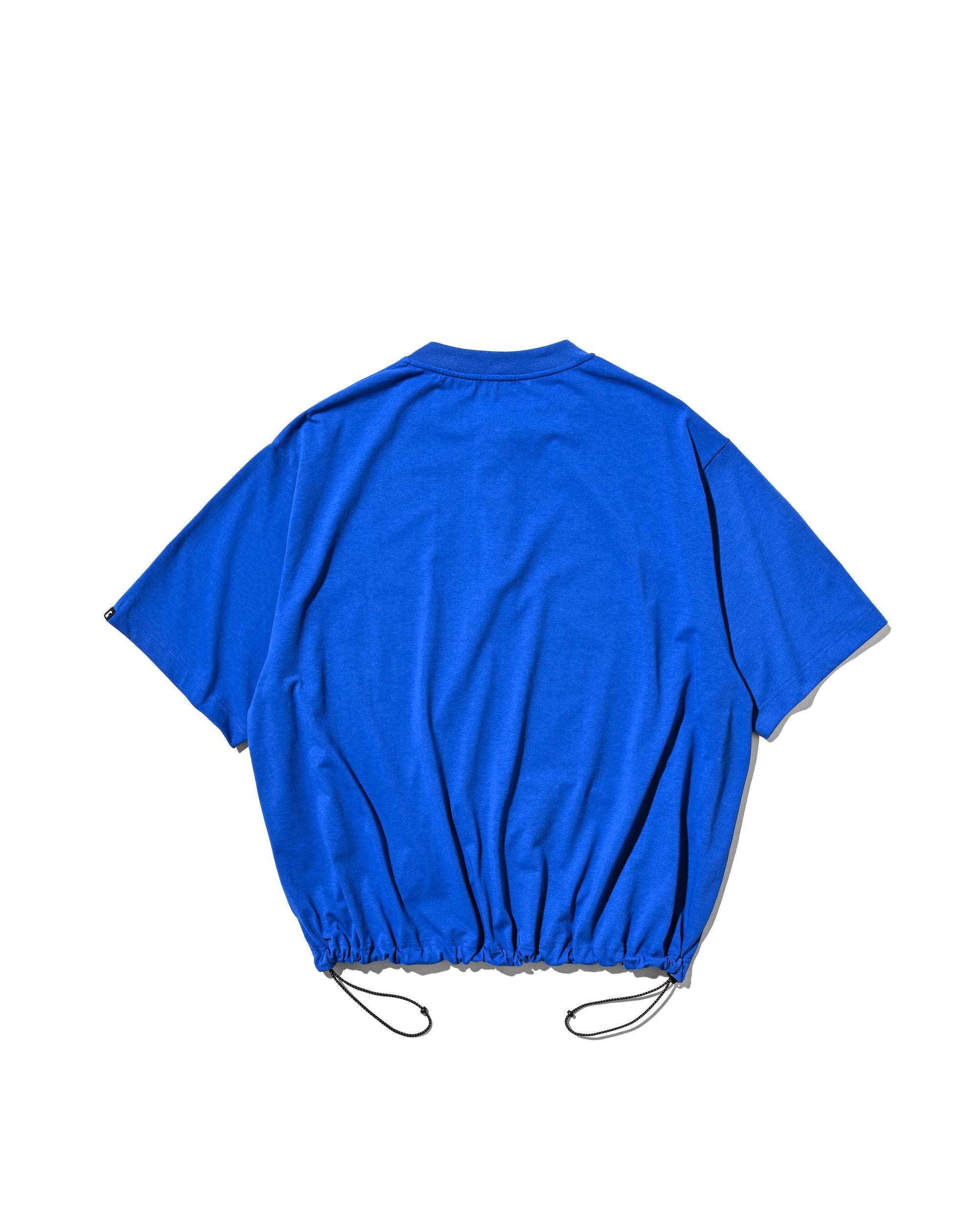 【8.26 WED 20:00- IN STOCK】“C” TECH HENLEY NECK S/S T-SHIRT WITH DRAWSTRINGS (BLUE)