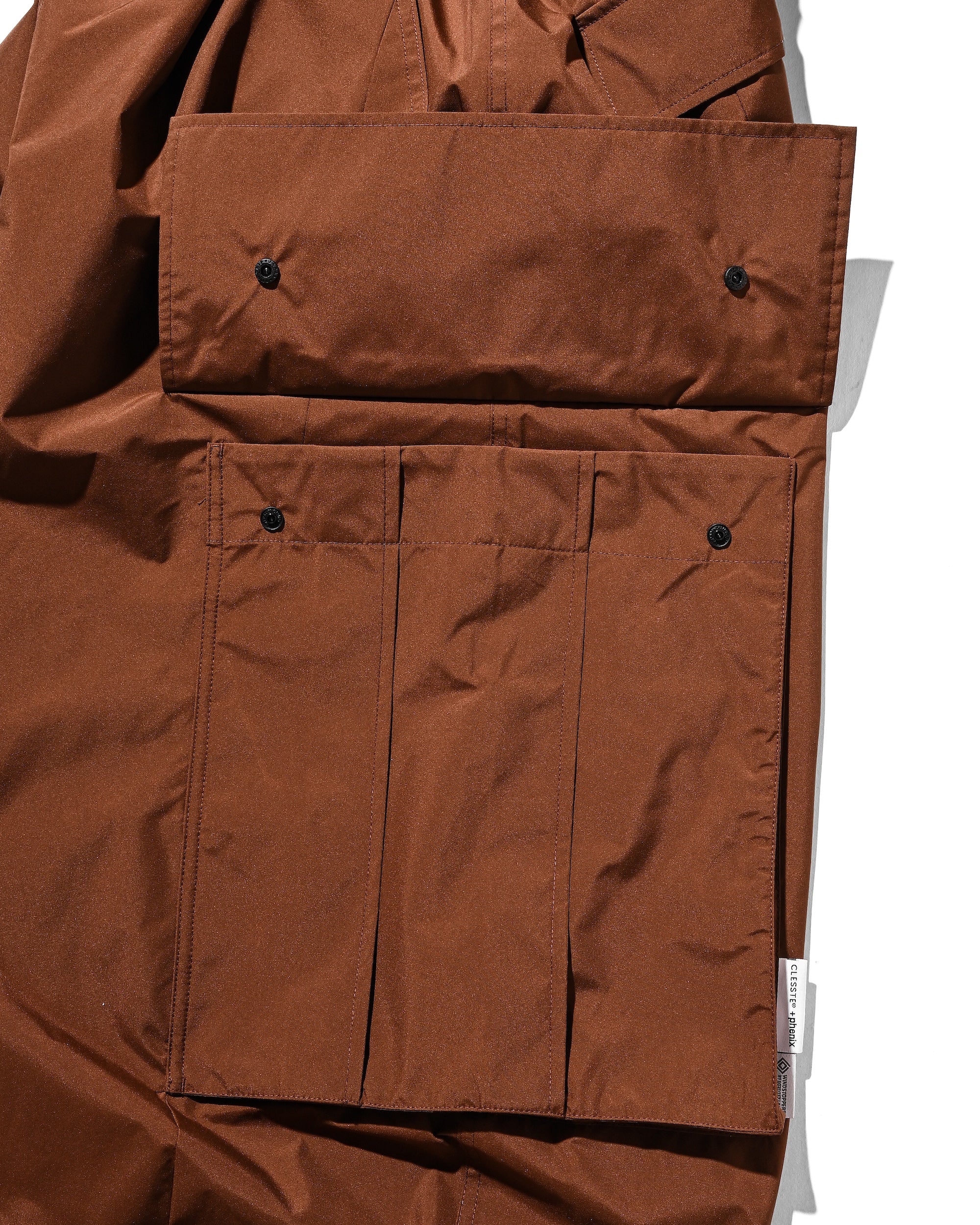 +phenix WINDSTOPPER® by GORE-TEX LABS CITY MEGA POCKET BALLOON CARGO PANTS (CHOCOLATE BROWN)