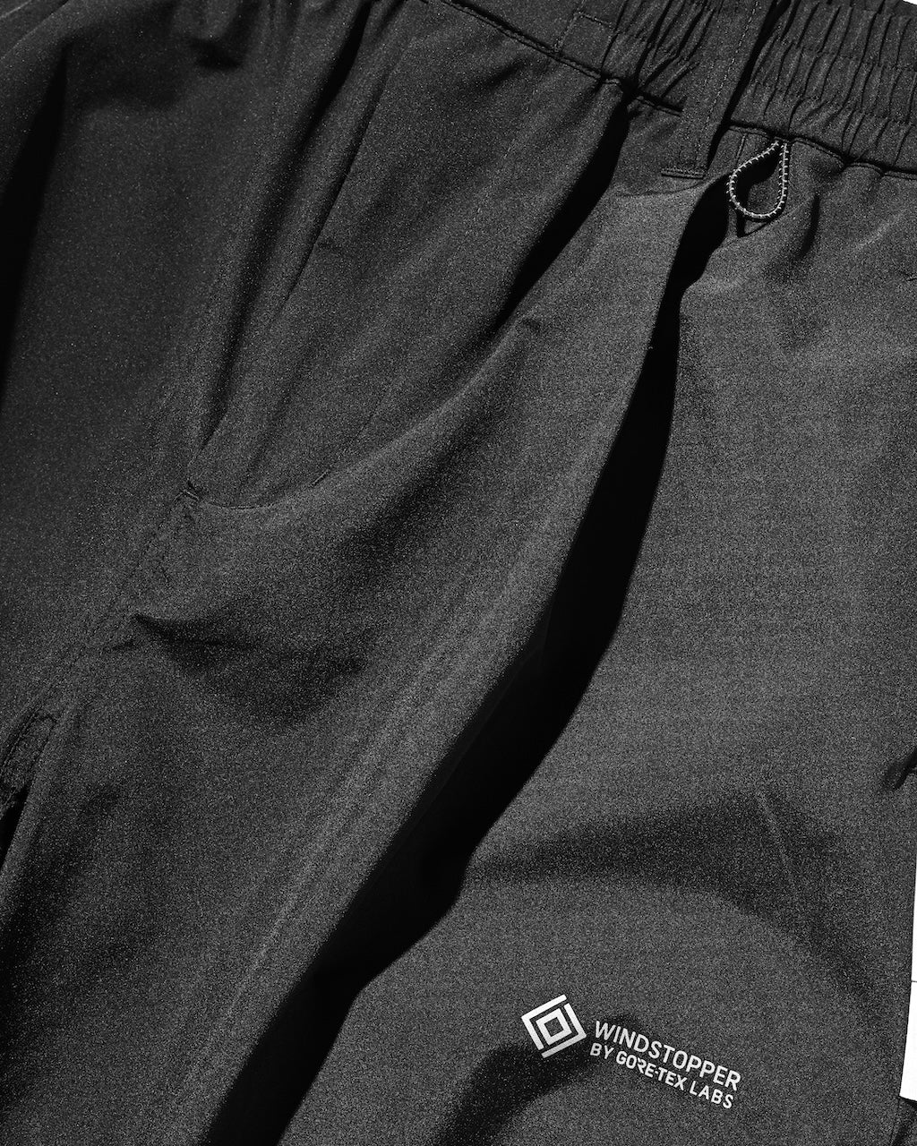 【9.2 WED 20:00- IN STOCK】+phenix WINDSTOPPER® by GORE-TEX LABS TWILL CITY BARREL LEG PANTS (BLACK×WHITE)