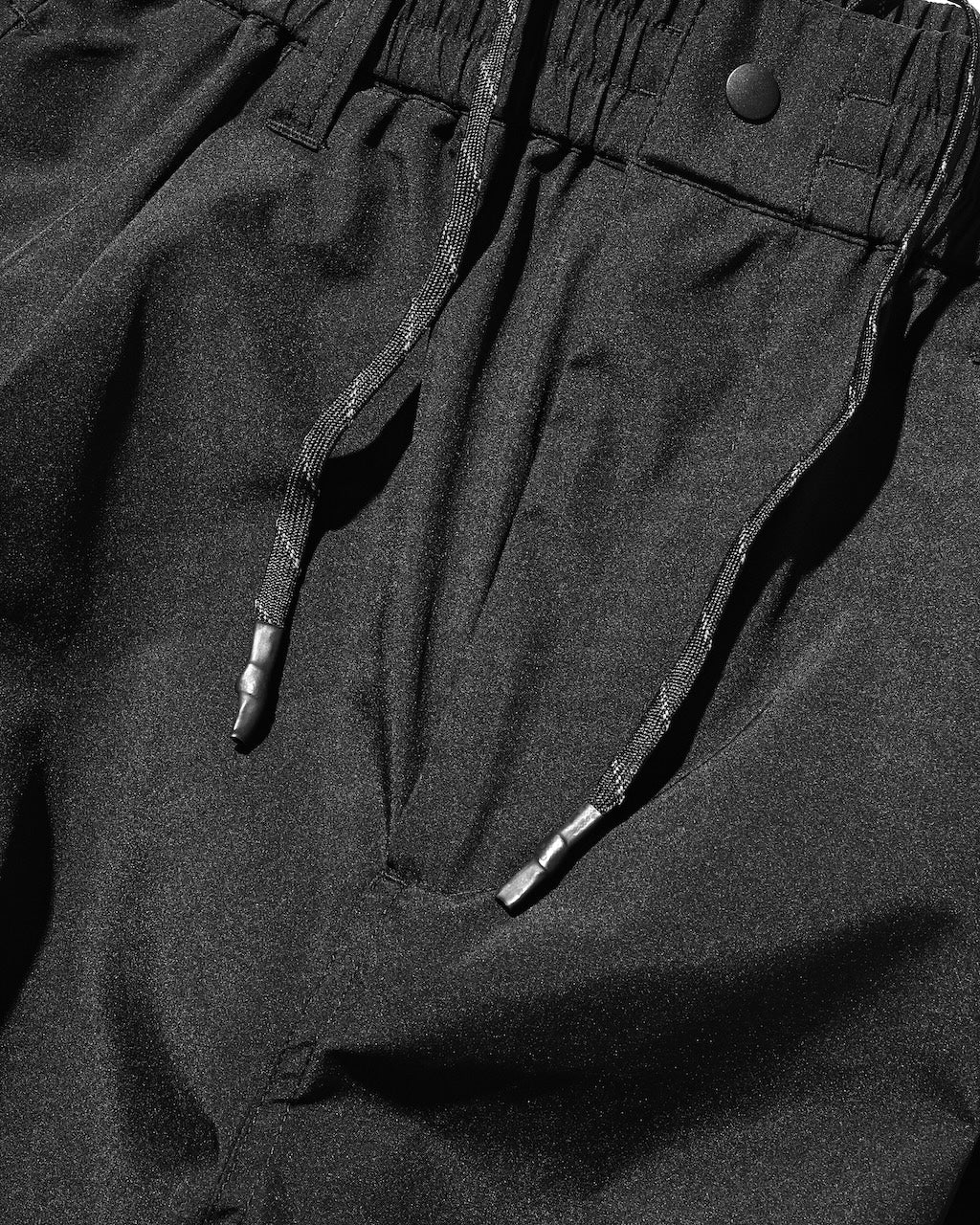 【9.2 WED 20:00- IN STOCK】+phenix WINDSTOPPER® by GORE-TEX LABS TWILL CITY BARREL LEG PANTS (BLACK×WHITE)