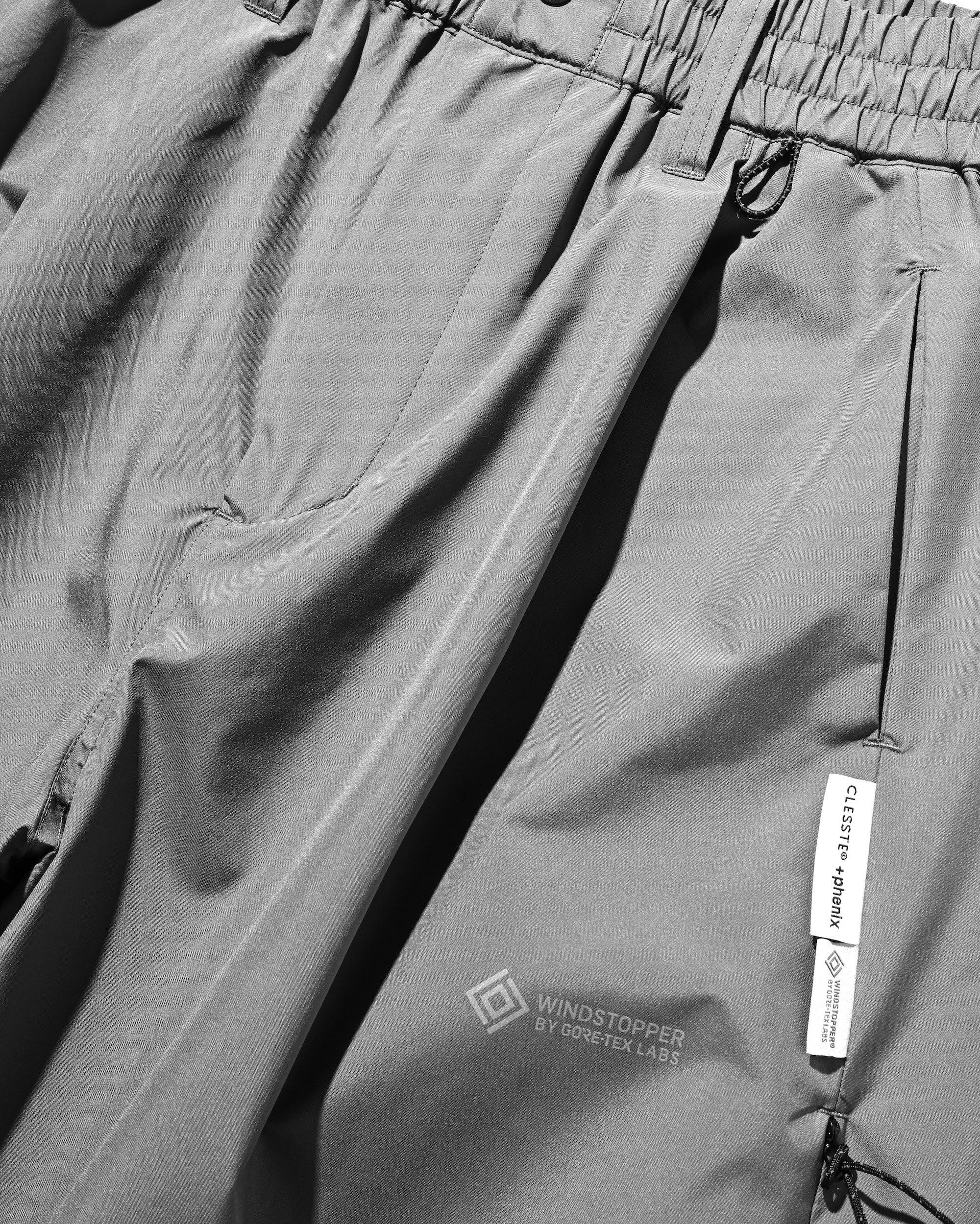 【1.31 SAT 20:00- IN STOCK】+phenix WINDSTOPPER® by GORE-TEX LABS CITY BARREL LEG PANTS (CHARCOAL GRAY)