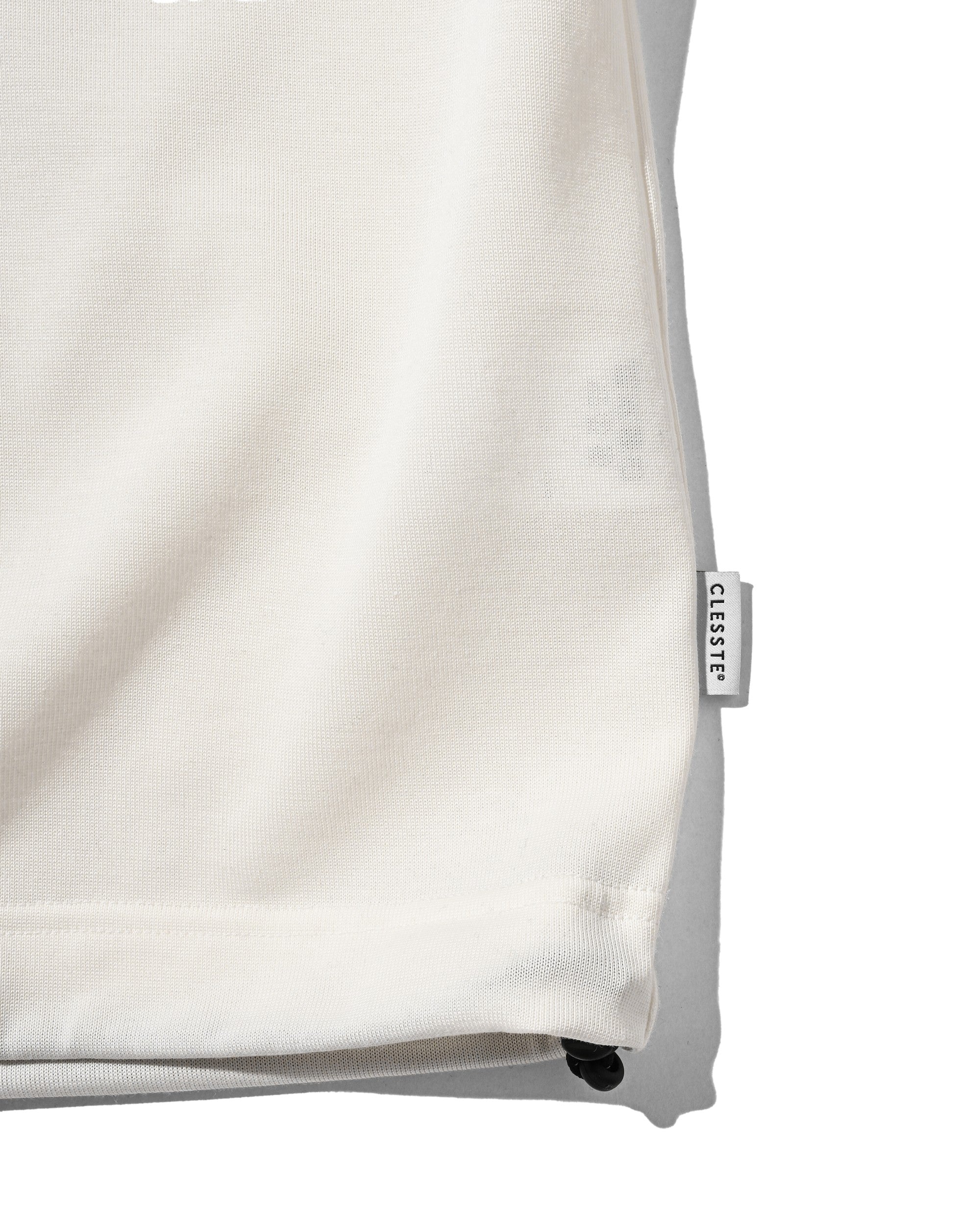 【8.19 WED 20:00- IN STOCK】RAGLAN HENLEY NECK S/S T-SHIRT WITH DRAWSTRINGS (WHITE×NAVY)
