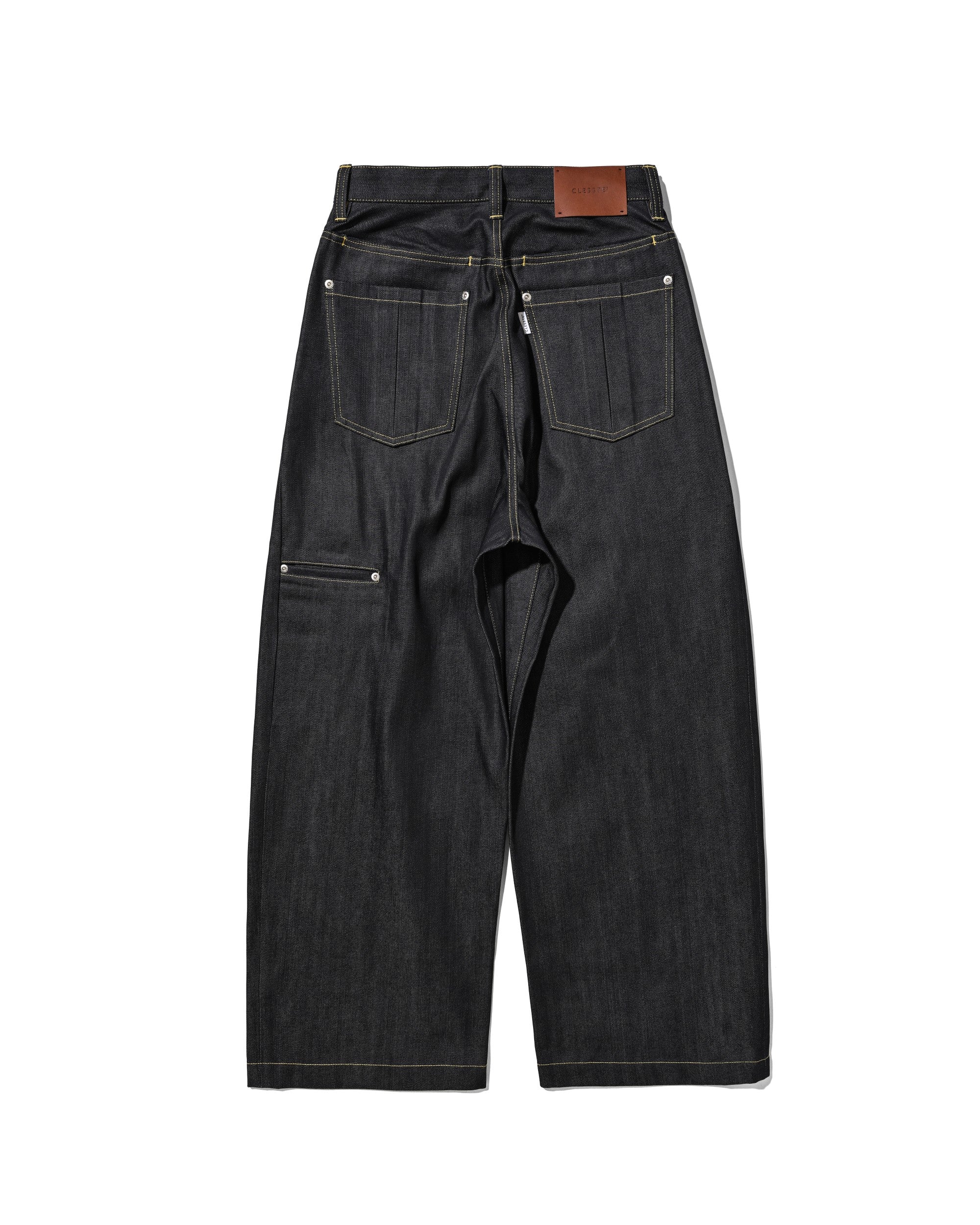 【8.19 WED 20:00- IN STOCK】RAW DENIM CITY WIDE STRAIGHT PANTS (RIGID INDIGO)