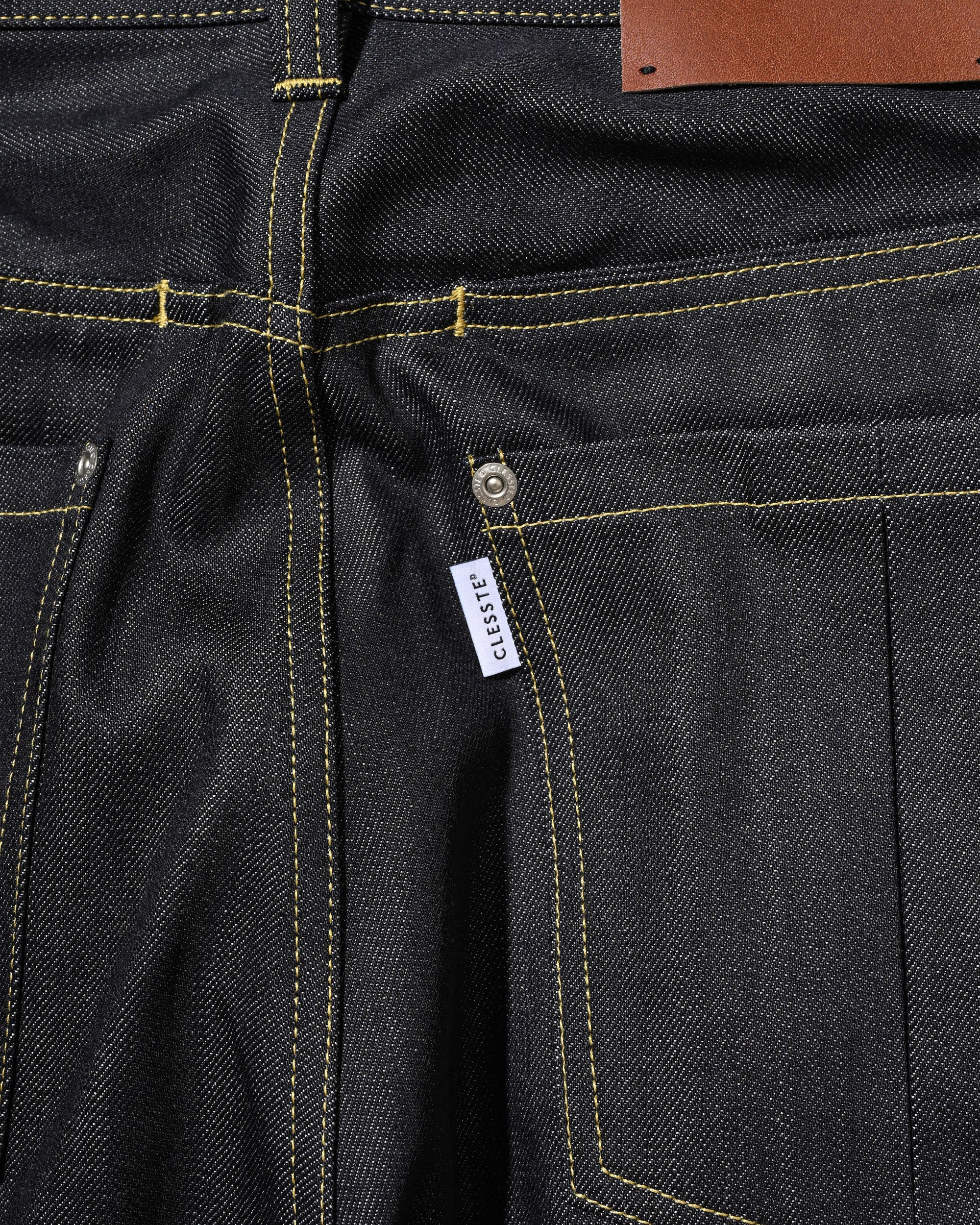 【8.19 WED 20:00- IN STOCK】RAW DENIM CITY WIDE STRAIGHT PANTS (RIGID INDIGO)