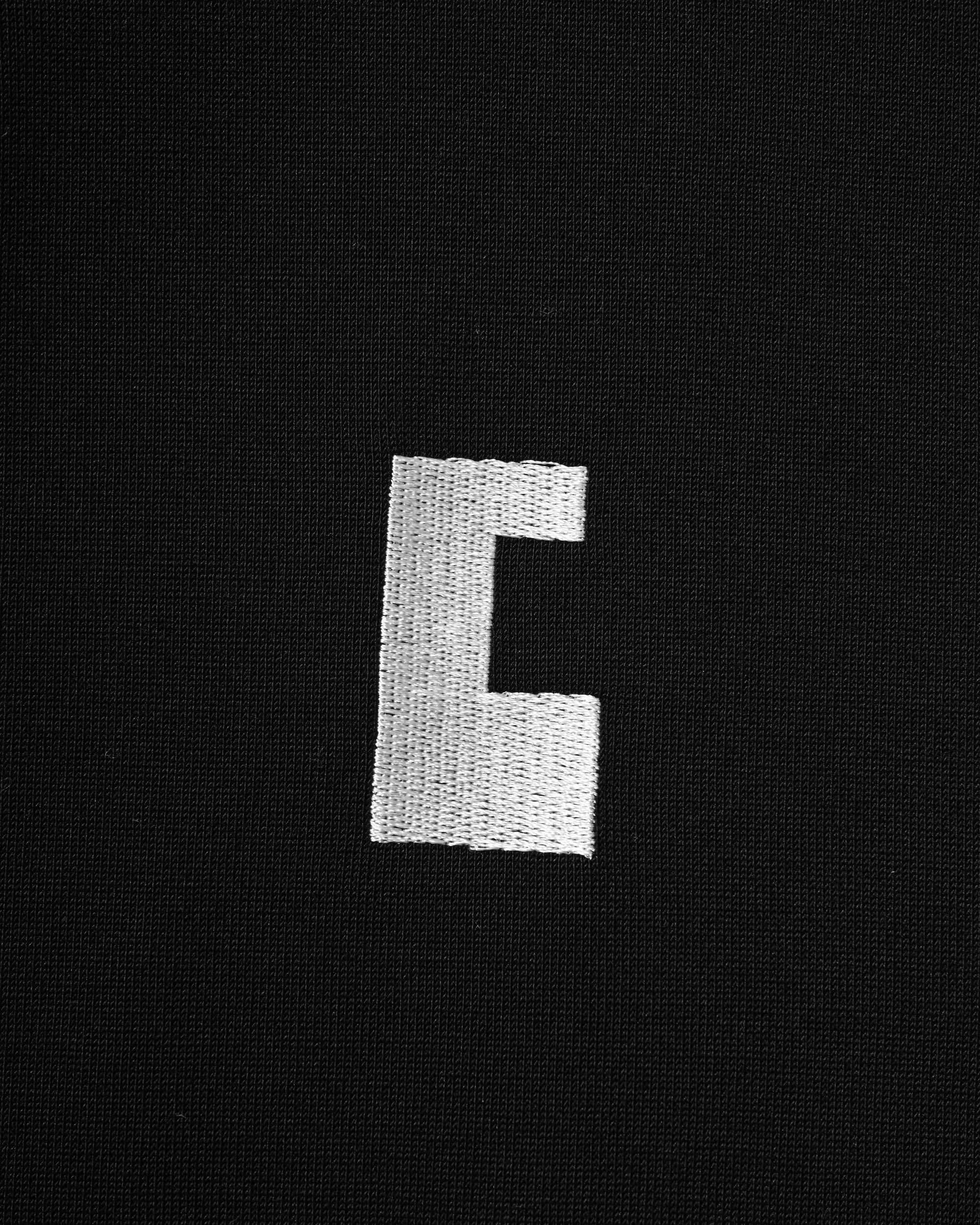 【8.29 SAT 20:00- IN STOCK】EMBROIDERED GAME S/S T-SHIRT WITH DRAWSTRINGS (BLACK)