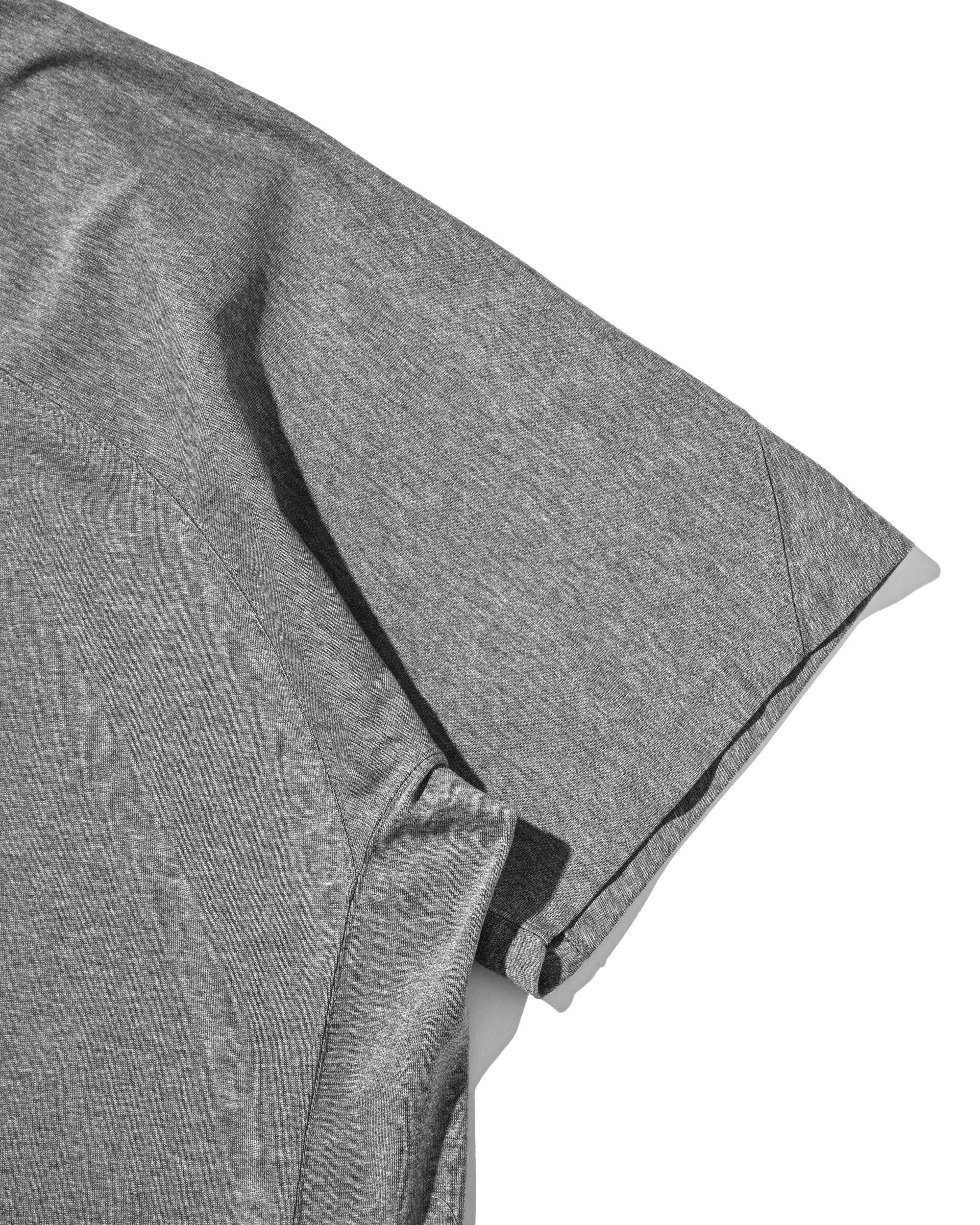 【8.29 SAT 20:00- IN STOCK】EMBROIDERED GAME S/S T-SHIRT WITH DRAWSTRINGS (HEATHER GRAY)
