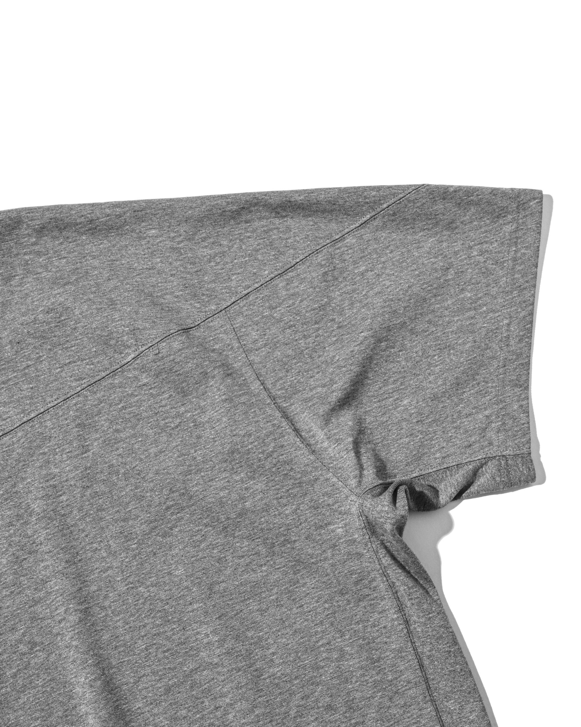 【8.29 SAT 20:00- IN STOCK】EMBROIDERED GAME S/S T-SHIRT WITH DRAWSTRINGS (HEATHER GRAY)